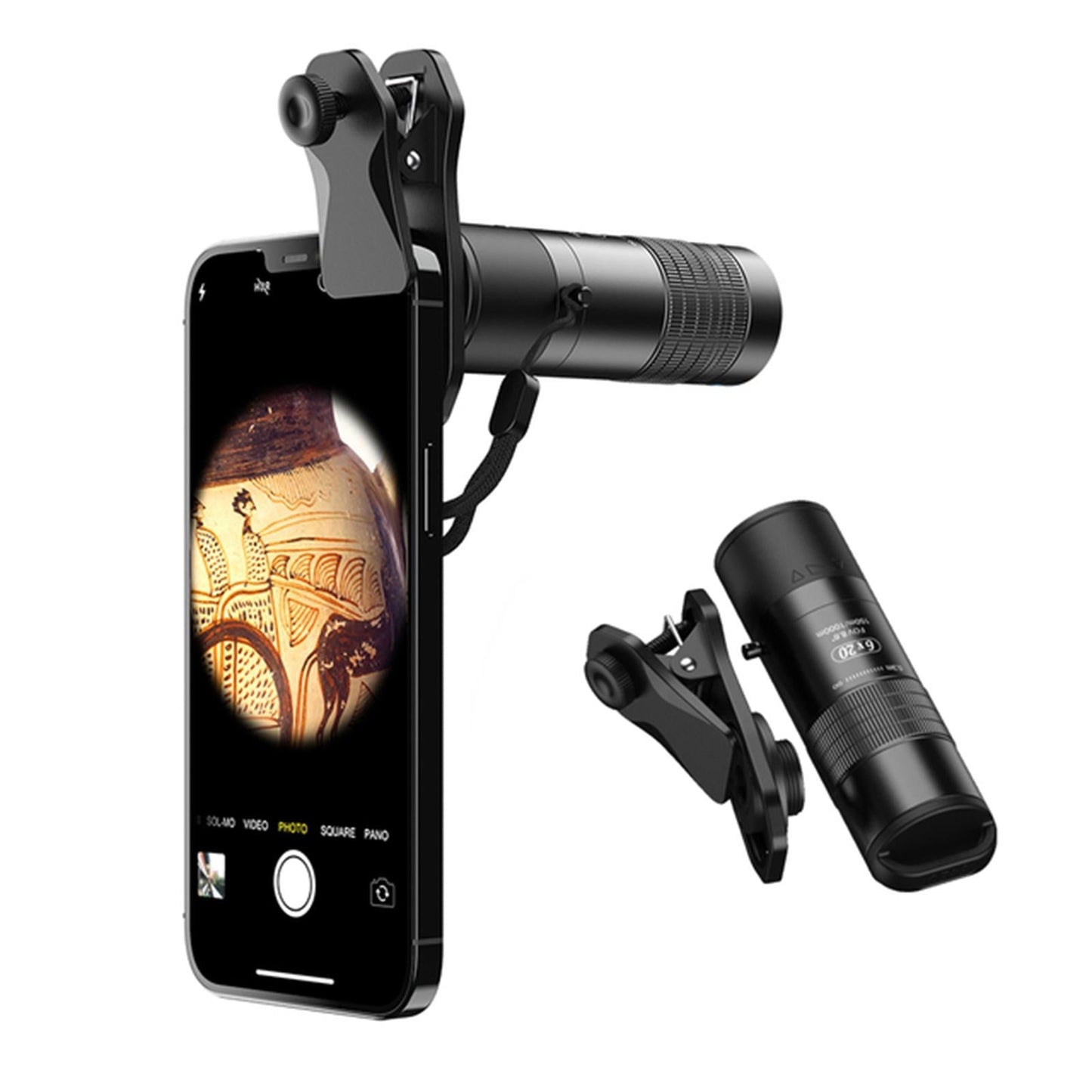 6X Close Focus Monocular Pocket Telescope Optic BAK4 Prism HD Image