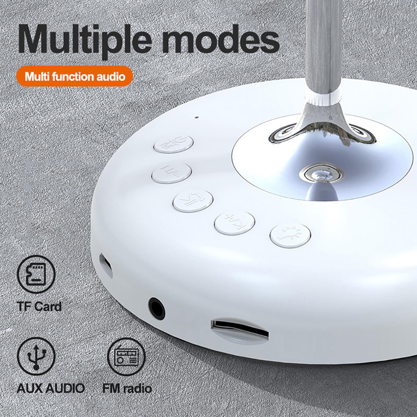 Bluetooth Speakers Lights Desk Lamp MP3 Player Gifts for Couples Girls Boys