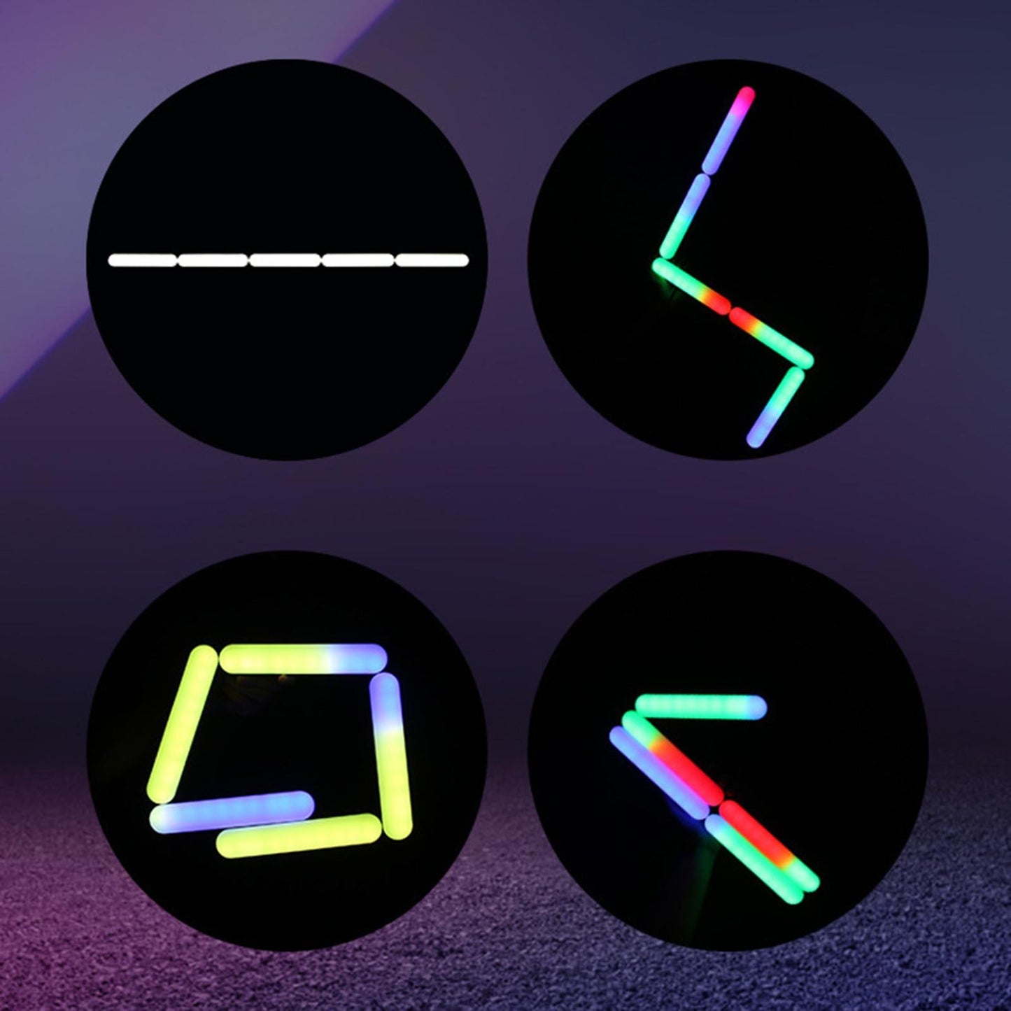 RGB LED Folding Photography Light Light Bar Fill Light Video Light 3 Lights