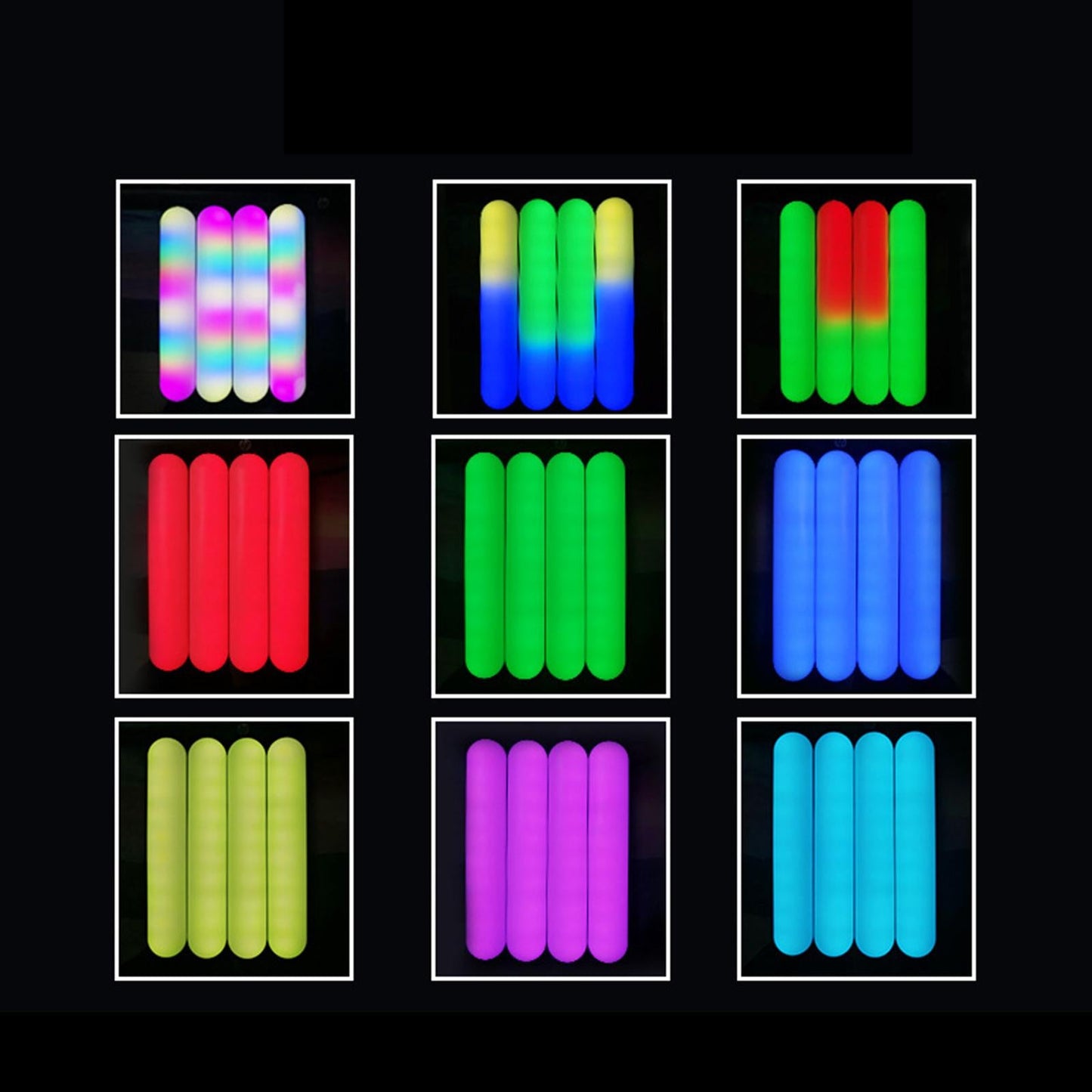 RGB LED Folding Photography Light Light Bar Fill Light Video Light 4 Lights