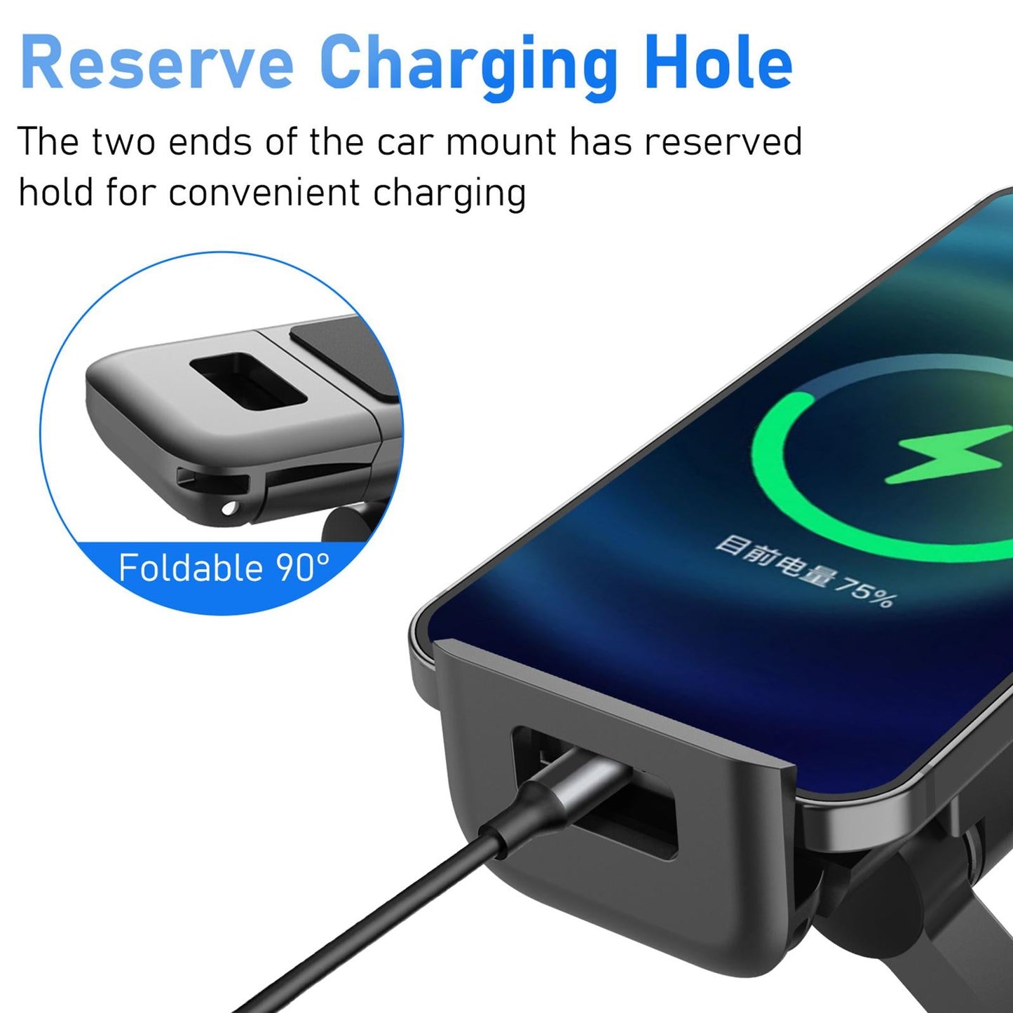 Universal Car Headrest Seat Holder Mount for 4.7-12.3 Phone Tablets Black"