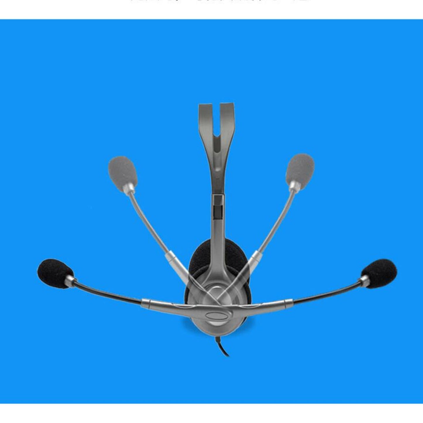 3.5mm Wired Headphone Exams Headset for Computer PC Education Call Center