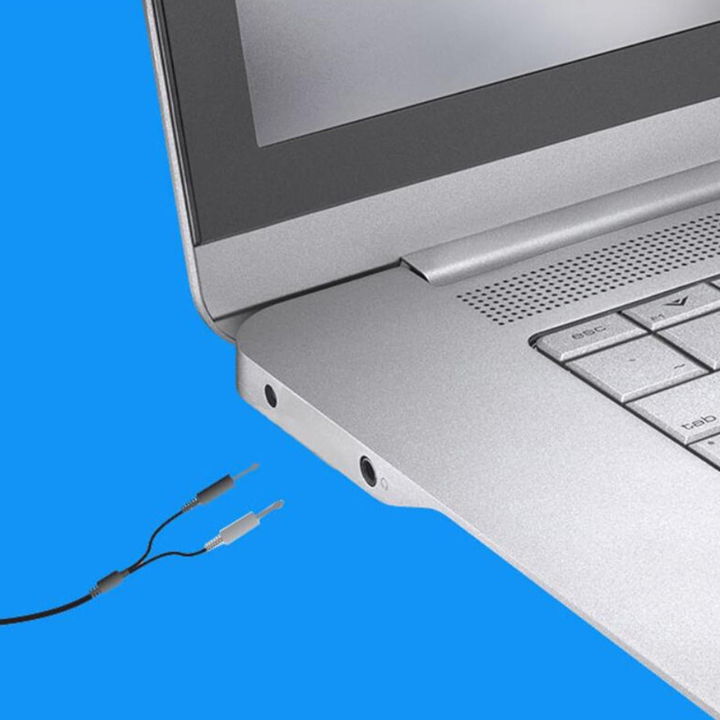 3.5mm Wired Headphone Exams Headset for Computer PC Education Call Center