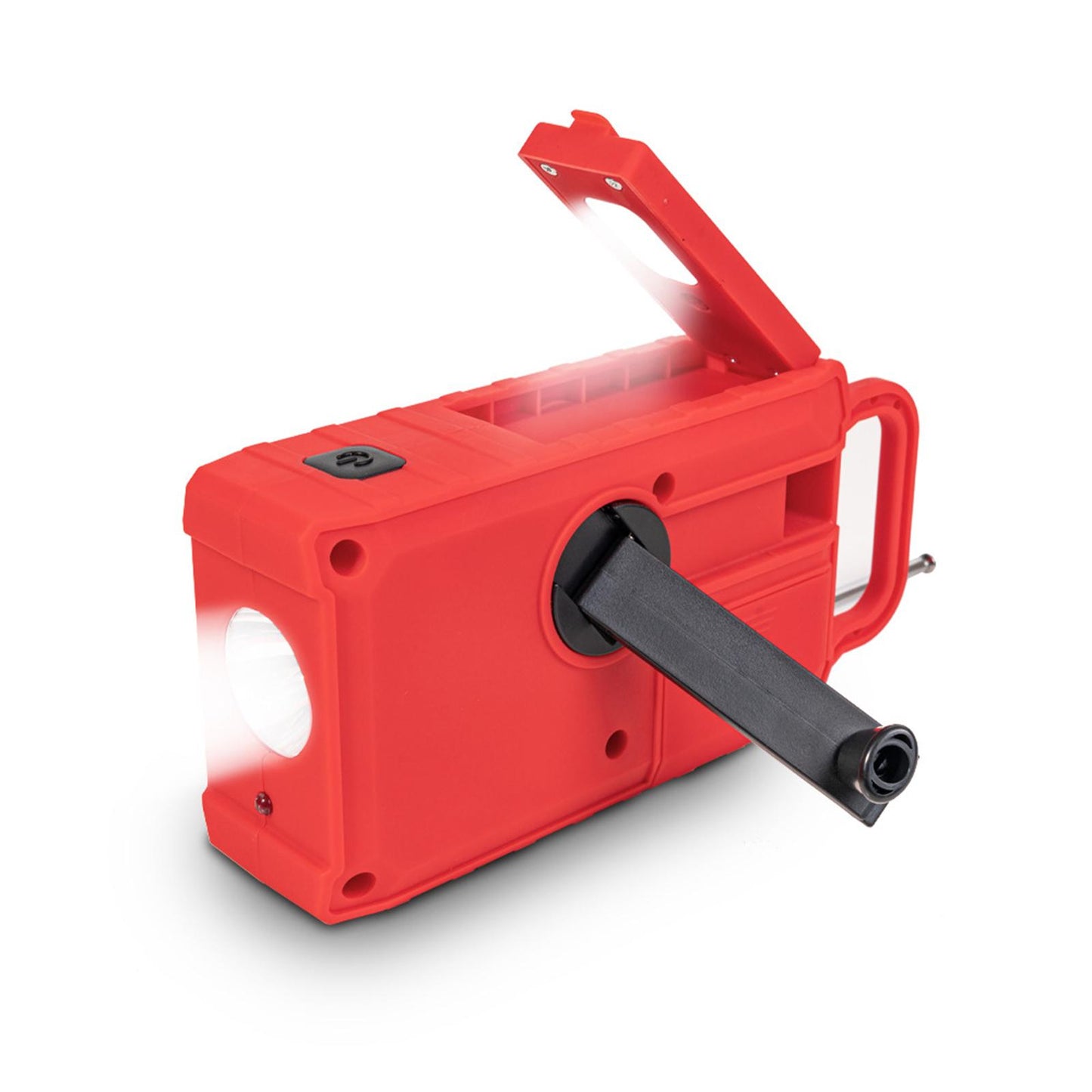 Emergency Solar Hand Crank Radio Portable Power Bank USB Charger SOS Alarm