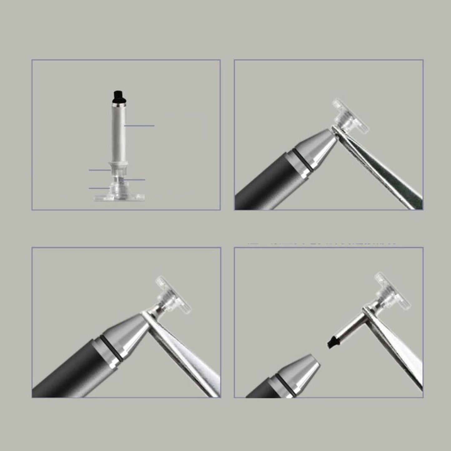 Stylus Pens Capacitive Pencil for iPad Precise Writing Smart Phone Tablets Black