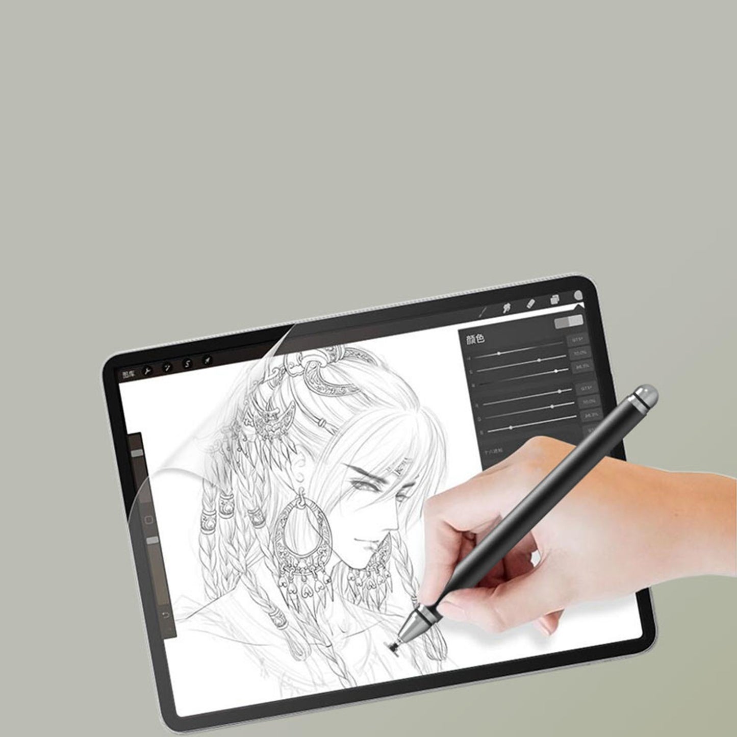 Stylus Pens Capacitive Pencil for iPad Precise Writing Smart Phone Tablets Black