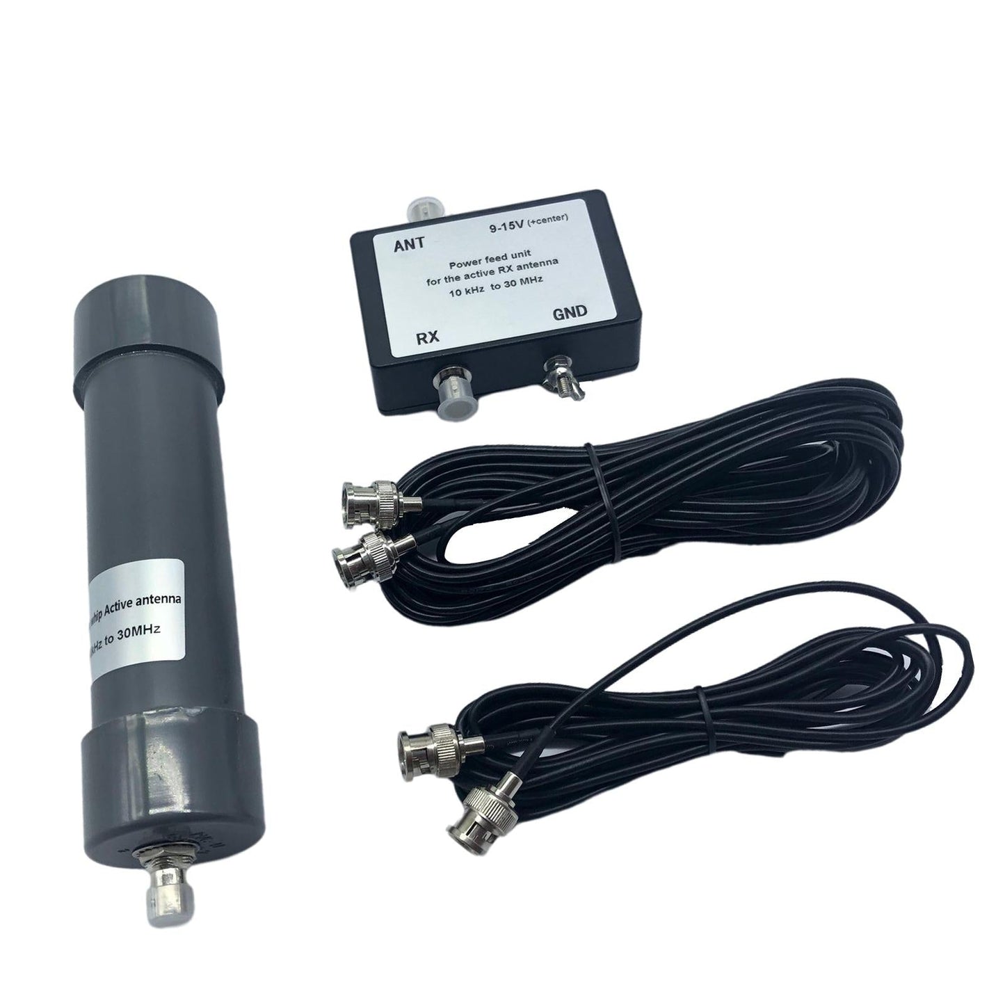 Mini-Whip Active Antenna with SDR Active Antenna HF LF VHF SDR RX Assembly