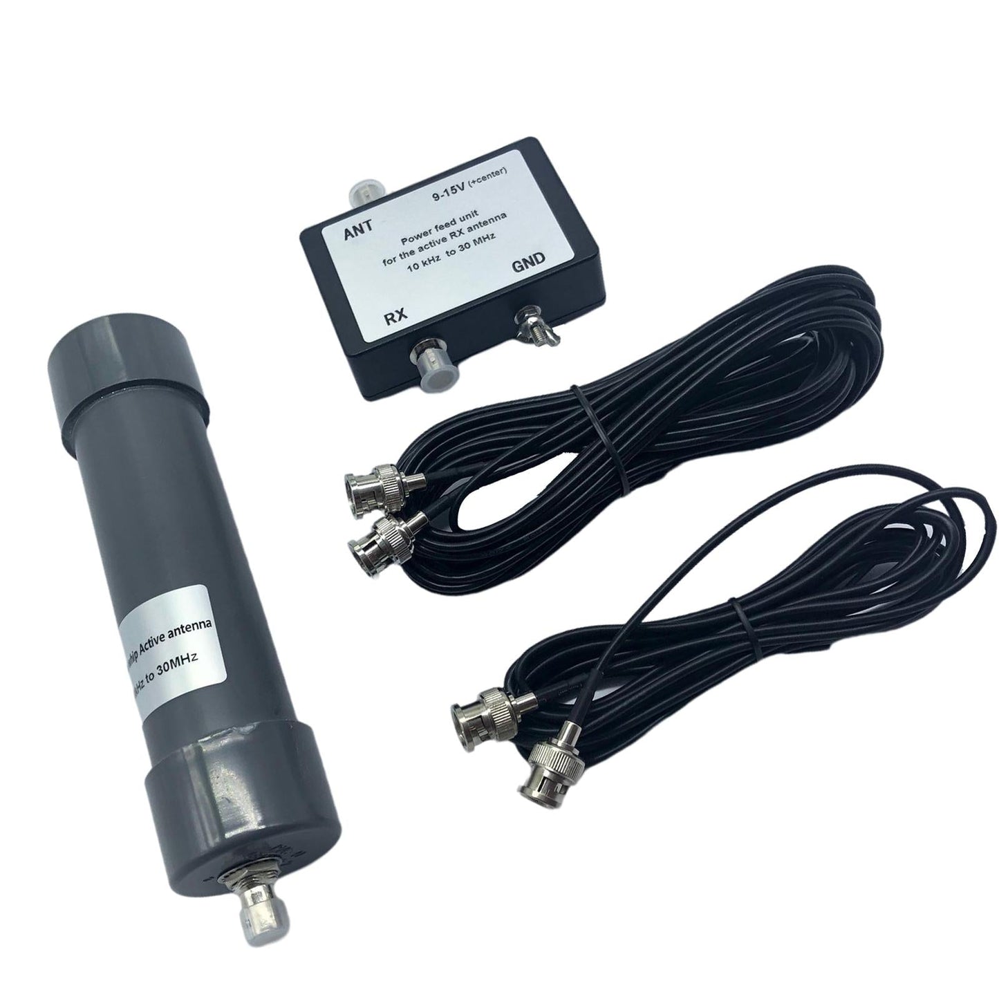 Mini-Whip Active Antenna with SDR Active Antenna HF LF VHF SDR RX Assembly