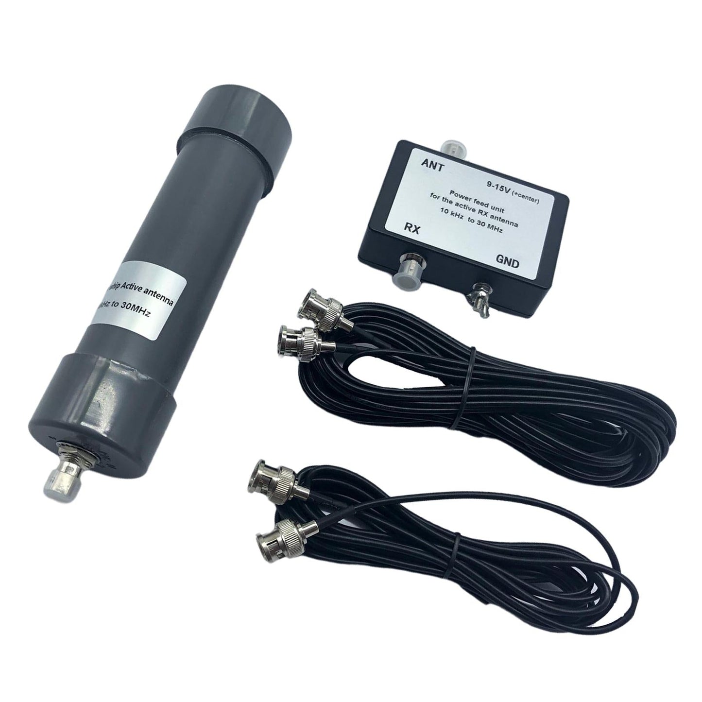 Mini-Whip Active Antenna with SDR Active Antenna HF LF VHF SDR RX Assembly