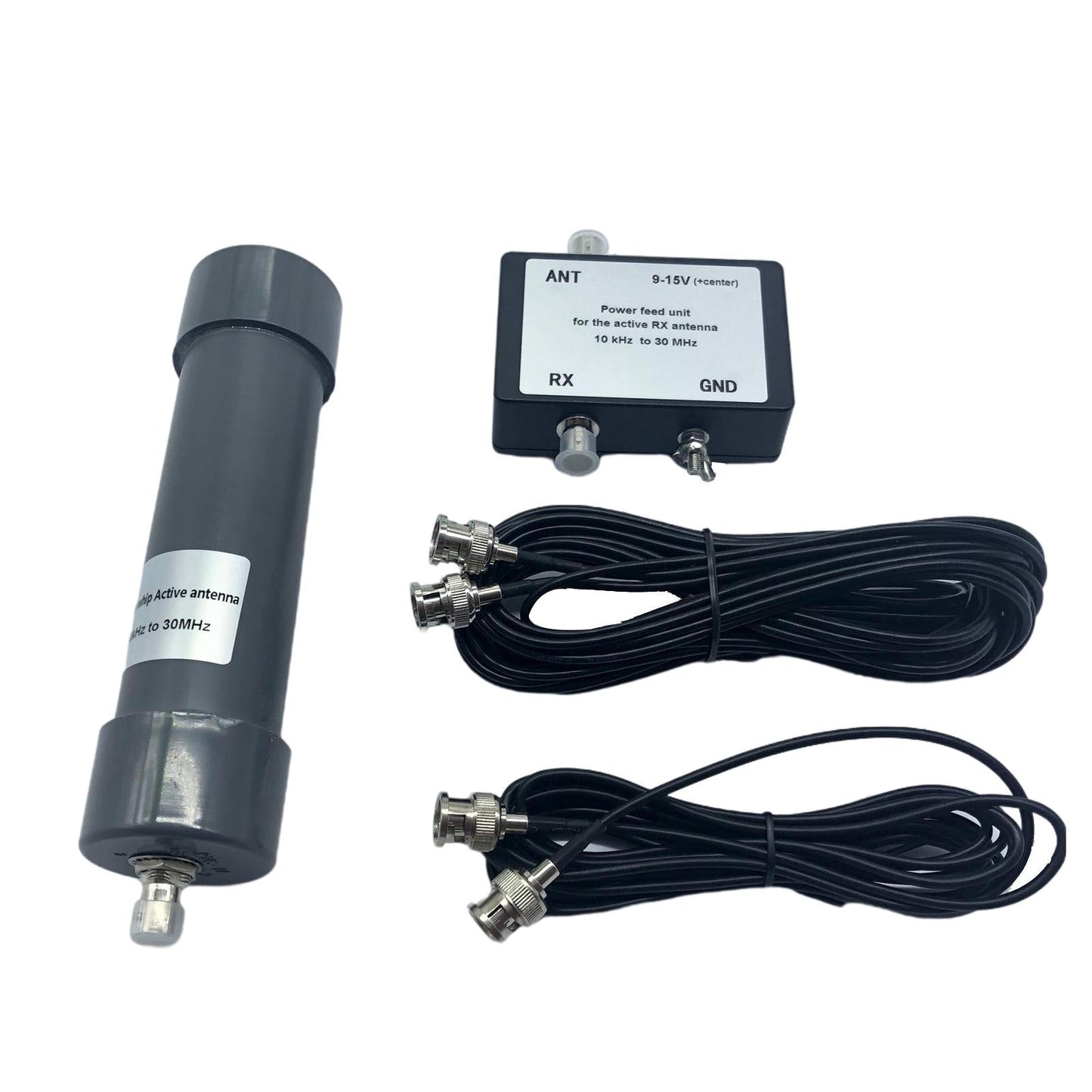 Mini-Whip Active Antenna with SDR Active Antenna HF LF VHF SDR RX Assembly
