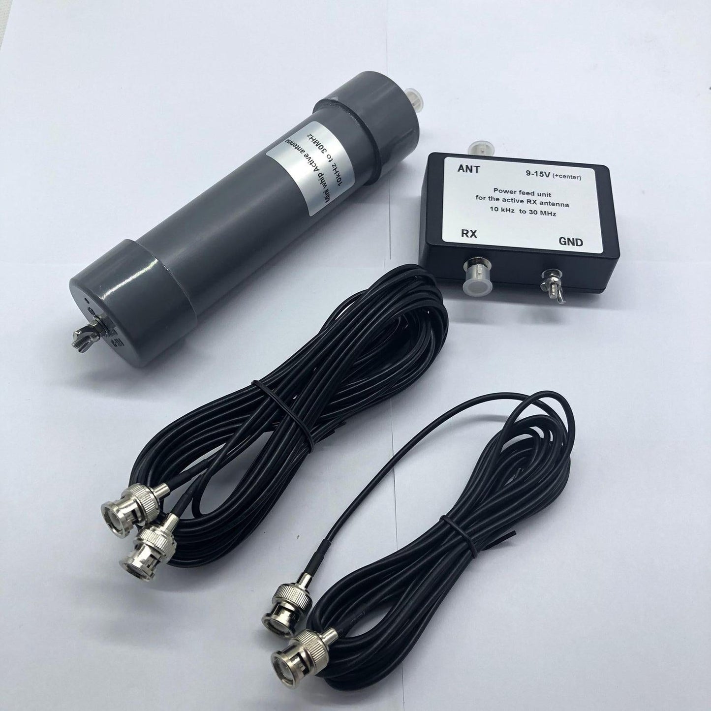 Mini-Whip Active Antenna with SDR Active Antenna HF LF VHF SDR RX Assembly