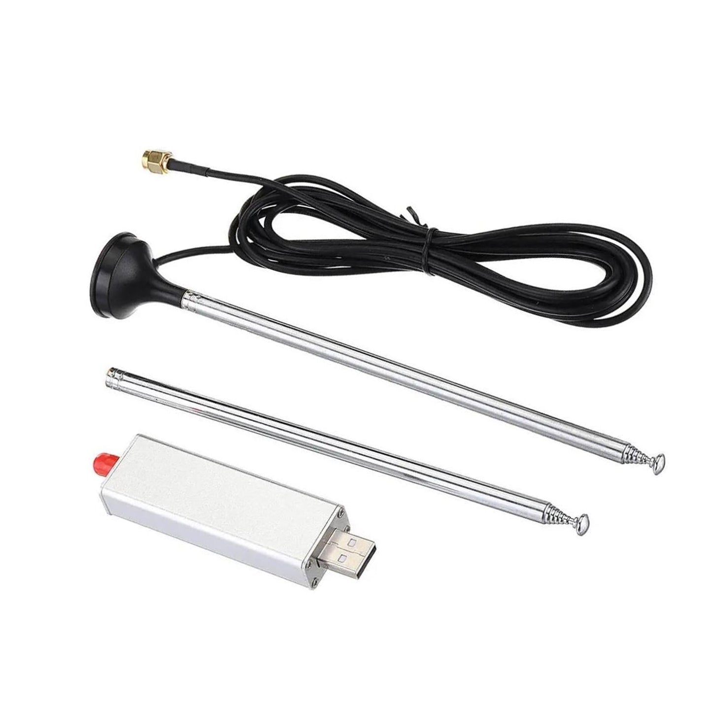 100kHz-1.7GHz Software Defined Radio for AM FM CW DSB with Antenna