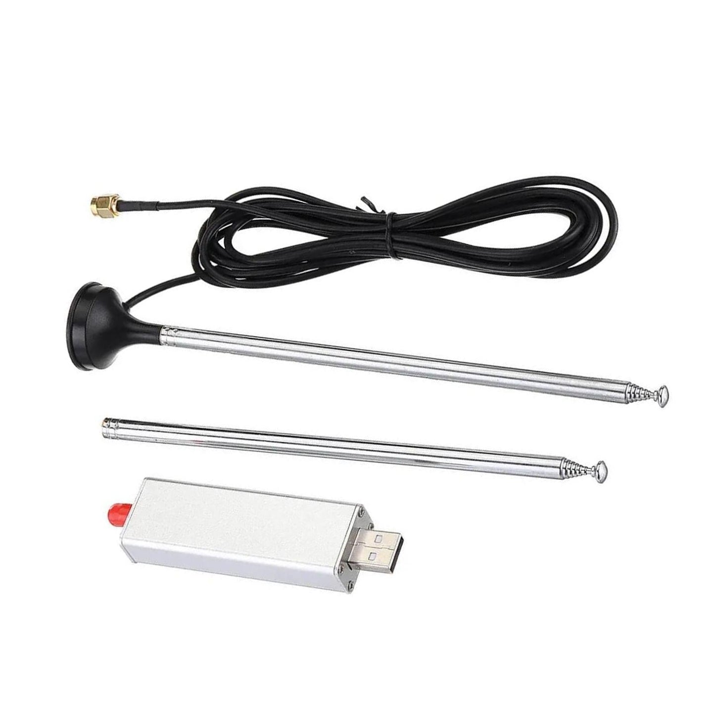 100kHz-1.7GHz Software Defined Radio for AM FM CW DSB with Antenna