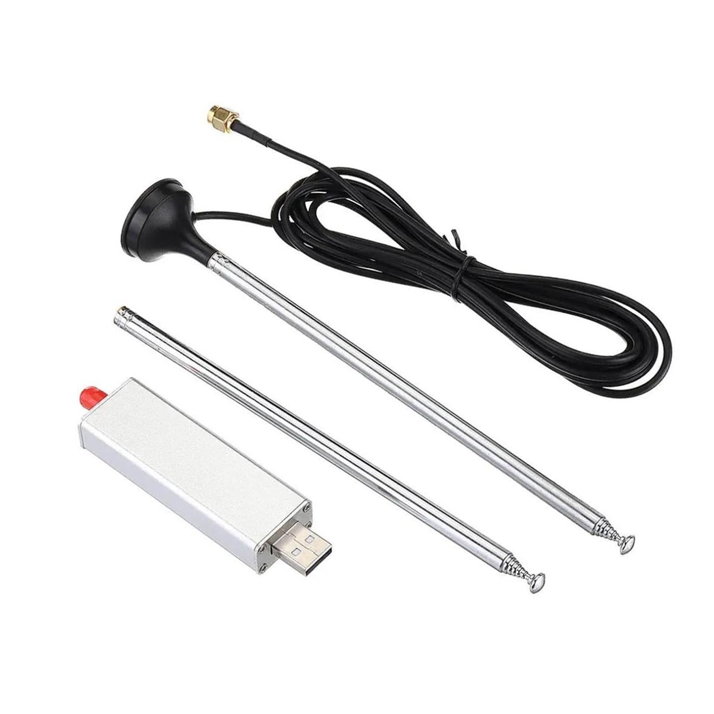 100kHz-1.7GHz Software Defined Radio for AM FM CW DSB with Antenna