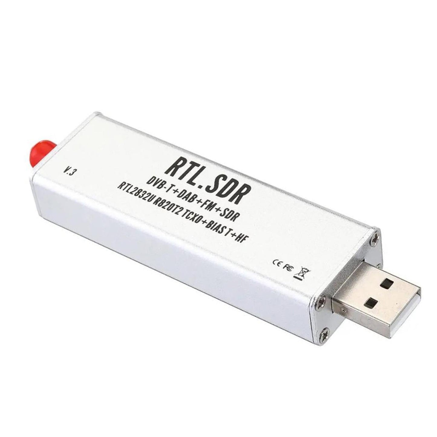 100kHz-1.7GHz Software Defined Radio for AM FM CW DSB without Antenna