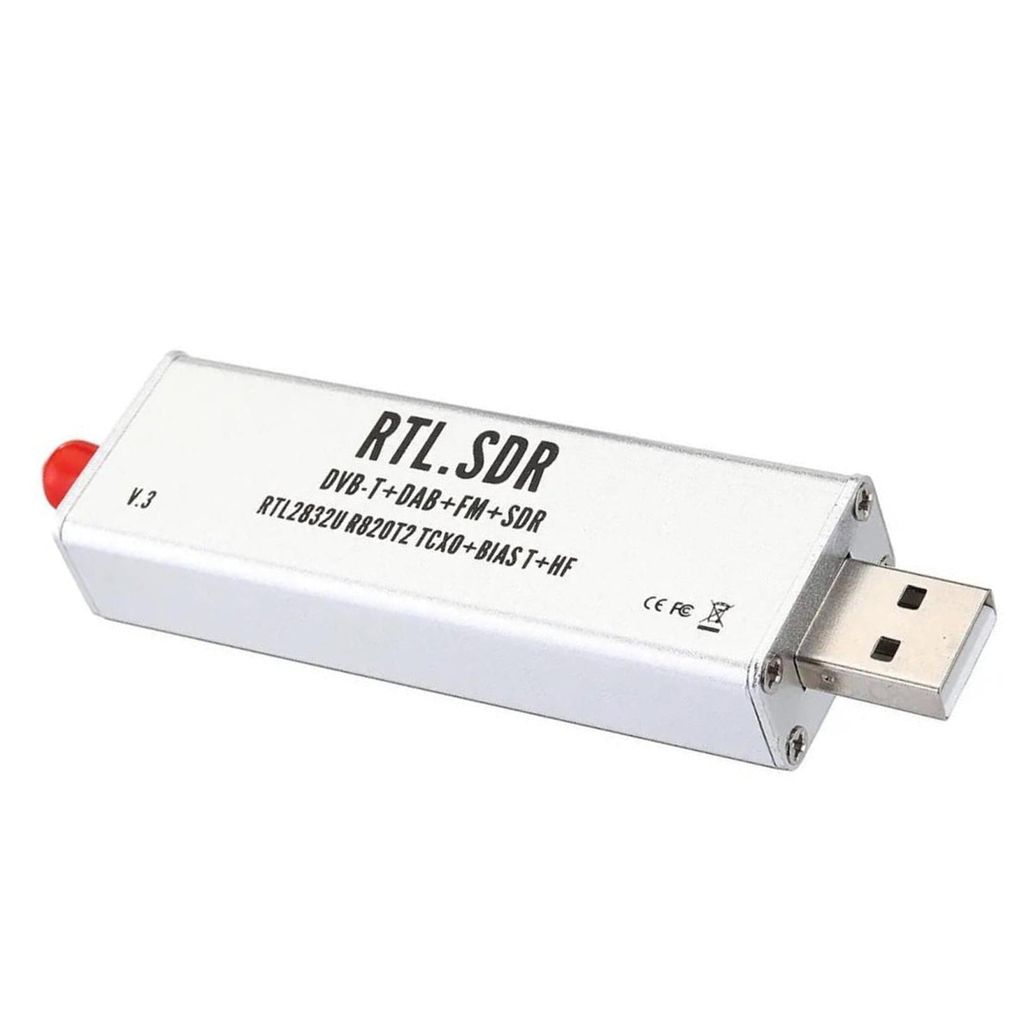 100kHz-1.7GHz Software Defined Radio for AM FM CW DSB without Antenna