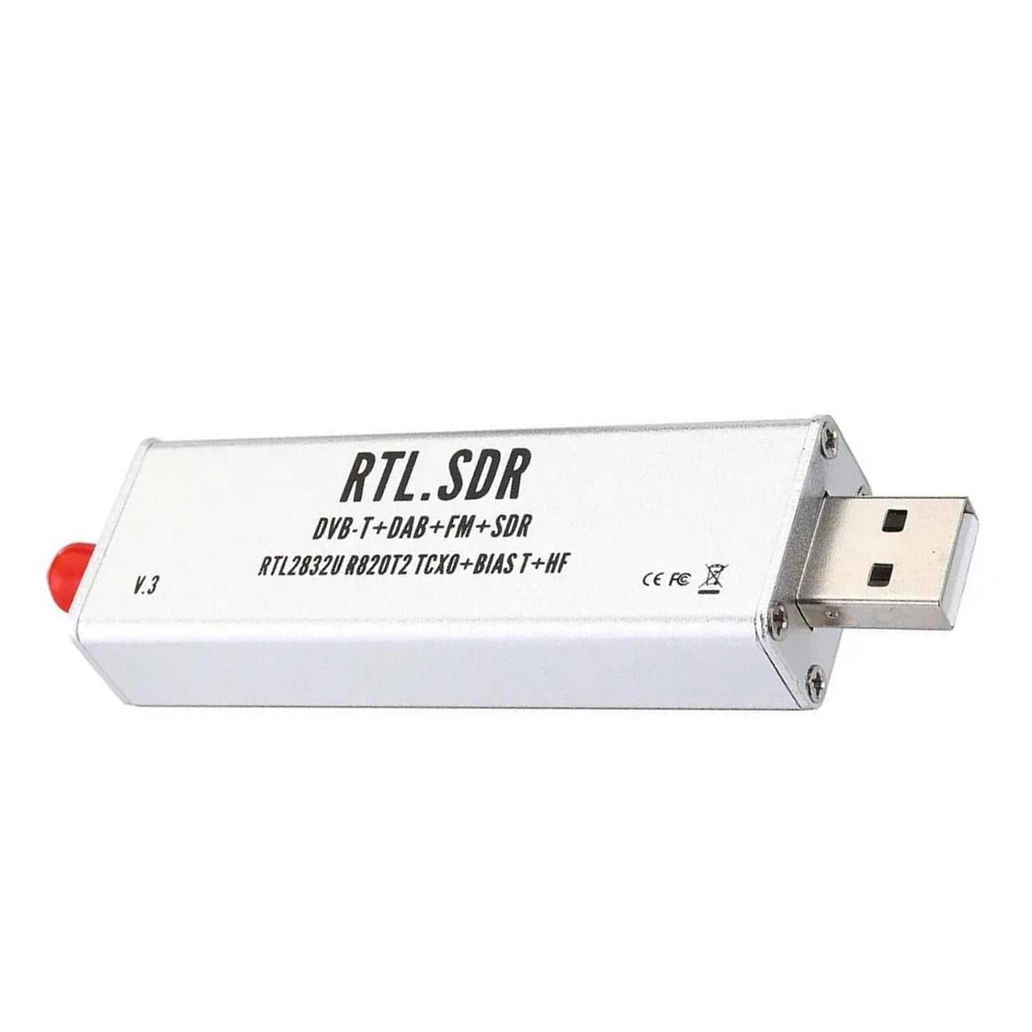 100kHz-1.7GHz Software Defined Radio for AM FM CW DSB without Antenna