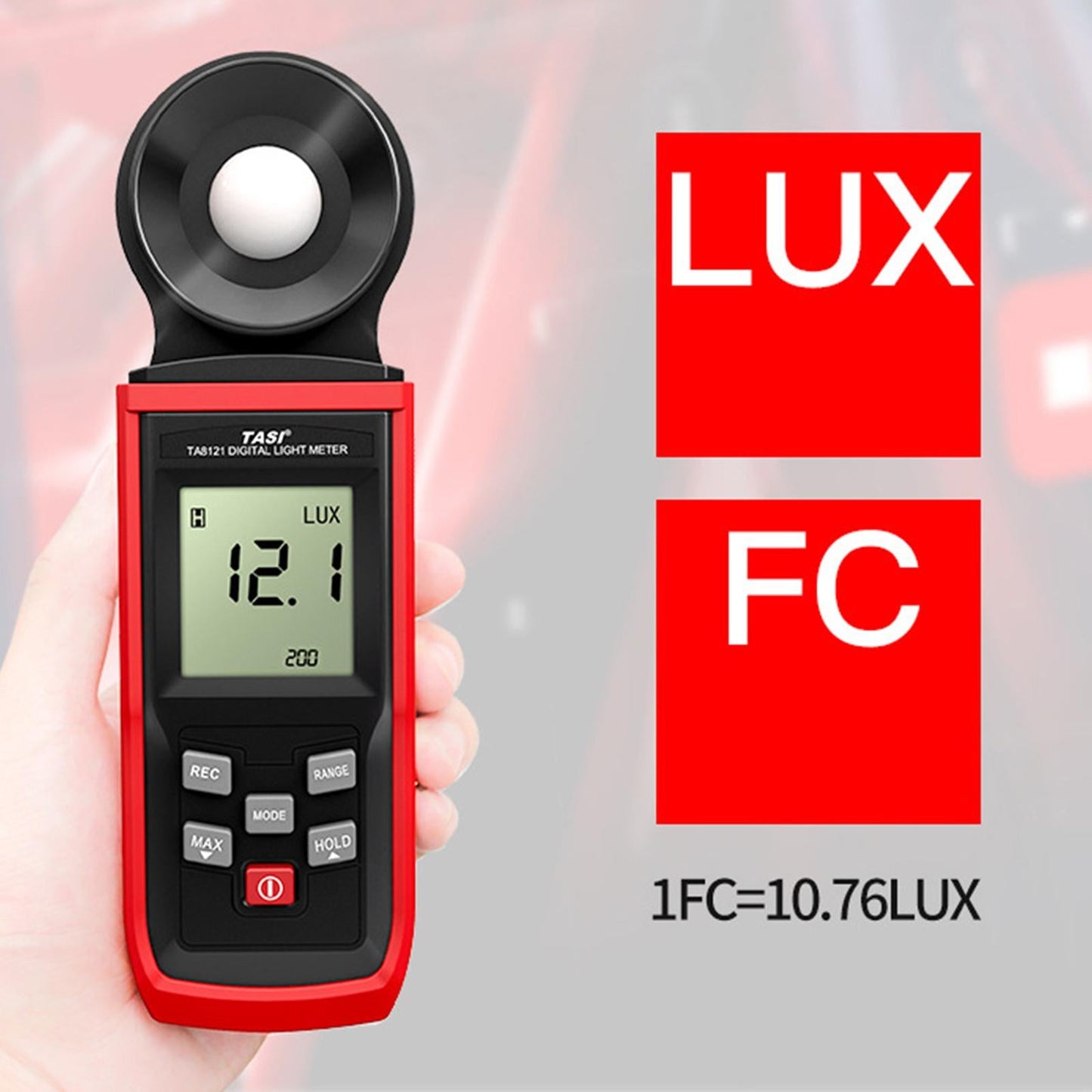 LCD Pocket Digital Light Meter Photography Tester for Greenhouse Laboratory