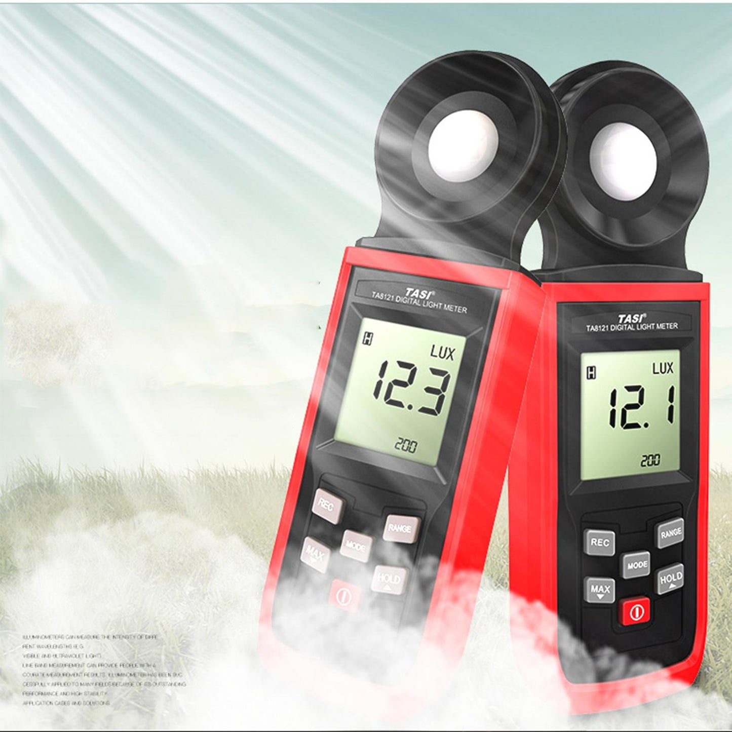 LCD Pocket Digital Light Meter Photography Tester for Greenhouse Laboratory