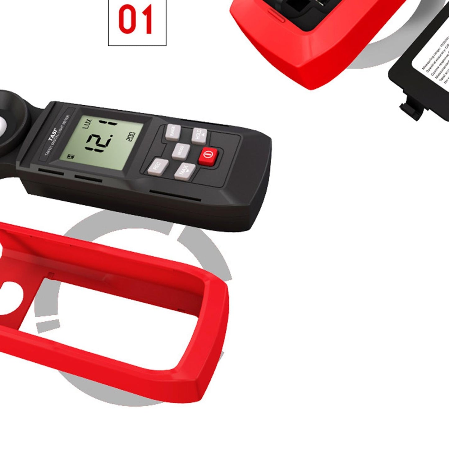 LCD Pocket Digital Light Meter Photography Tester for Greenhouse Laboratory