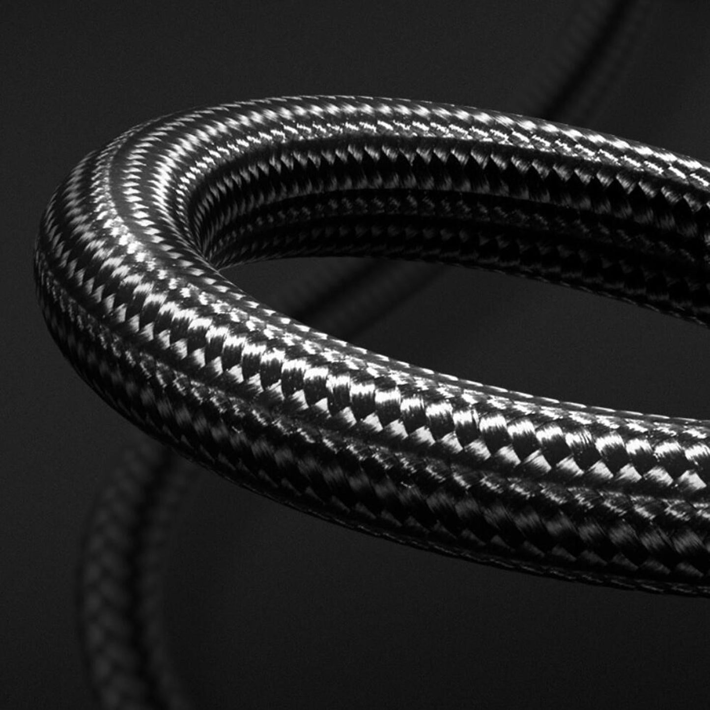 USB C Cable U-Shaped Fast Charger Flexible for Most Type C Devices Black 2M