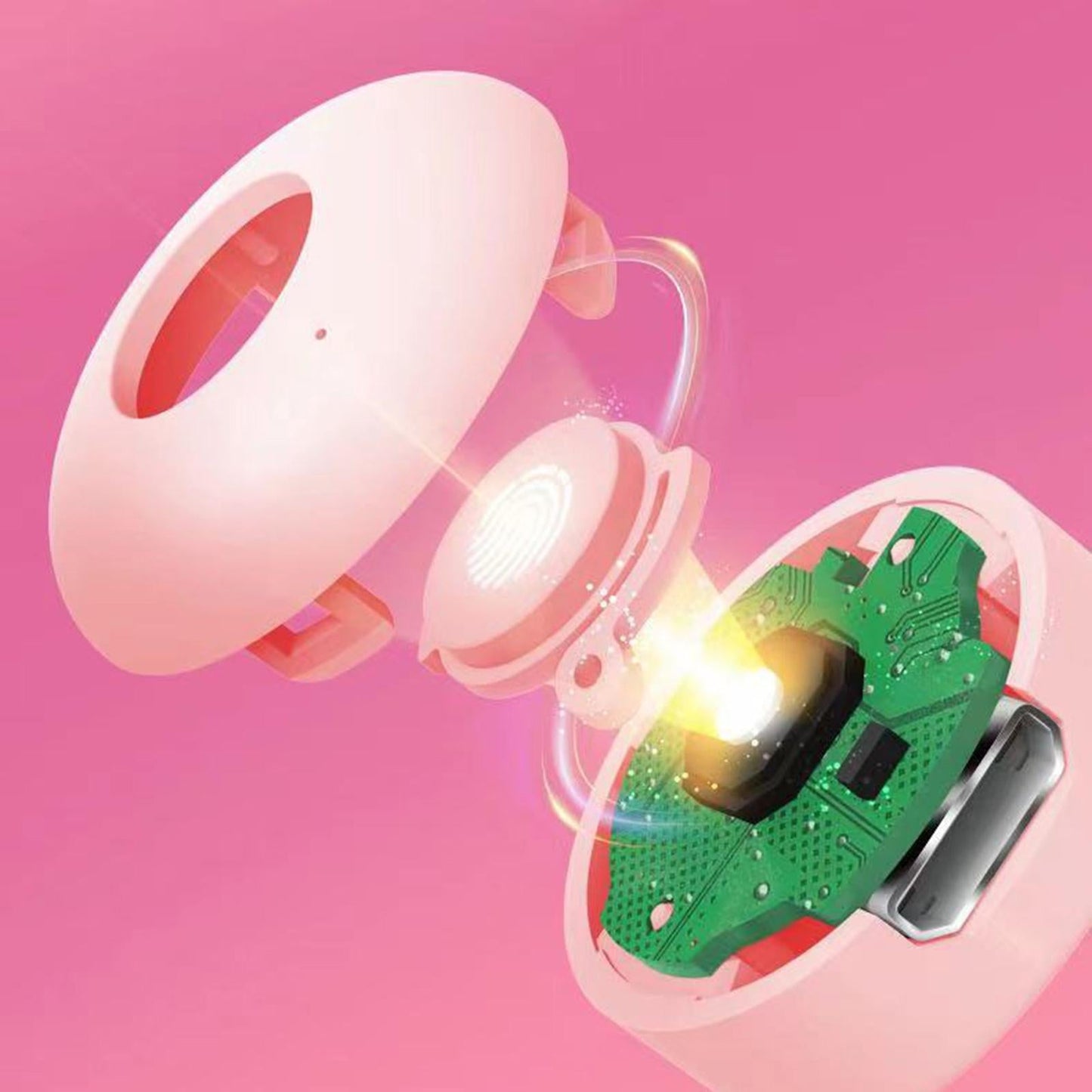 Bluetooth Give a Like Page Turner Remote Operation 10M for Smartphone yellow