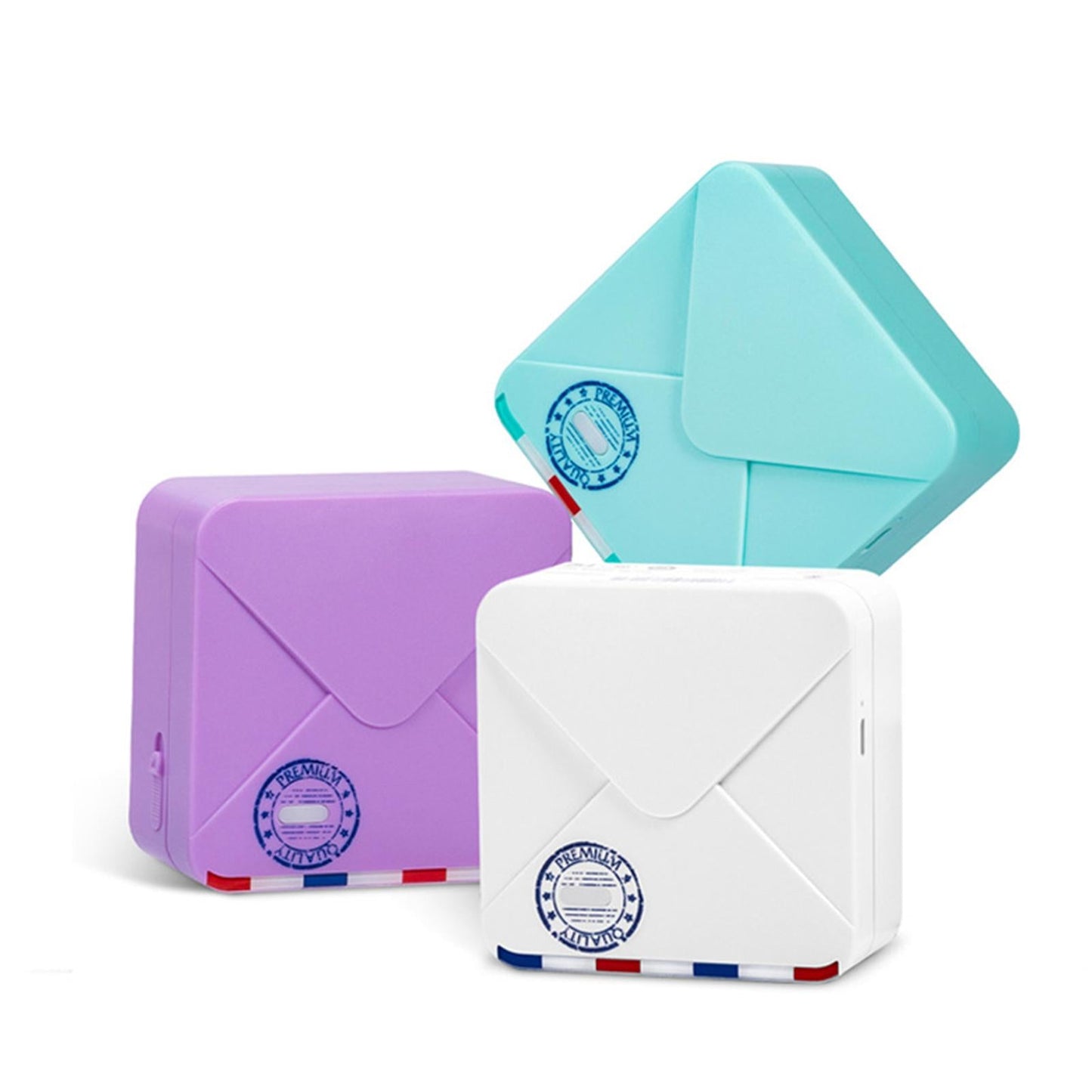 Photo Printer Portable Thermal Printer Smartphone for Study List White