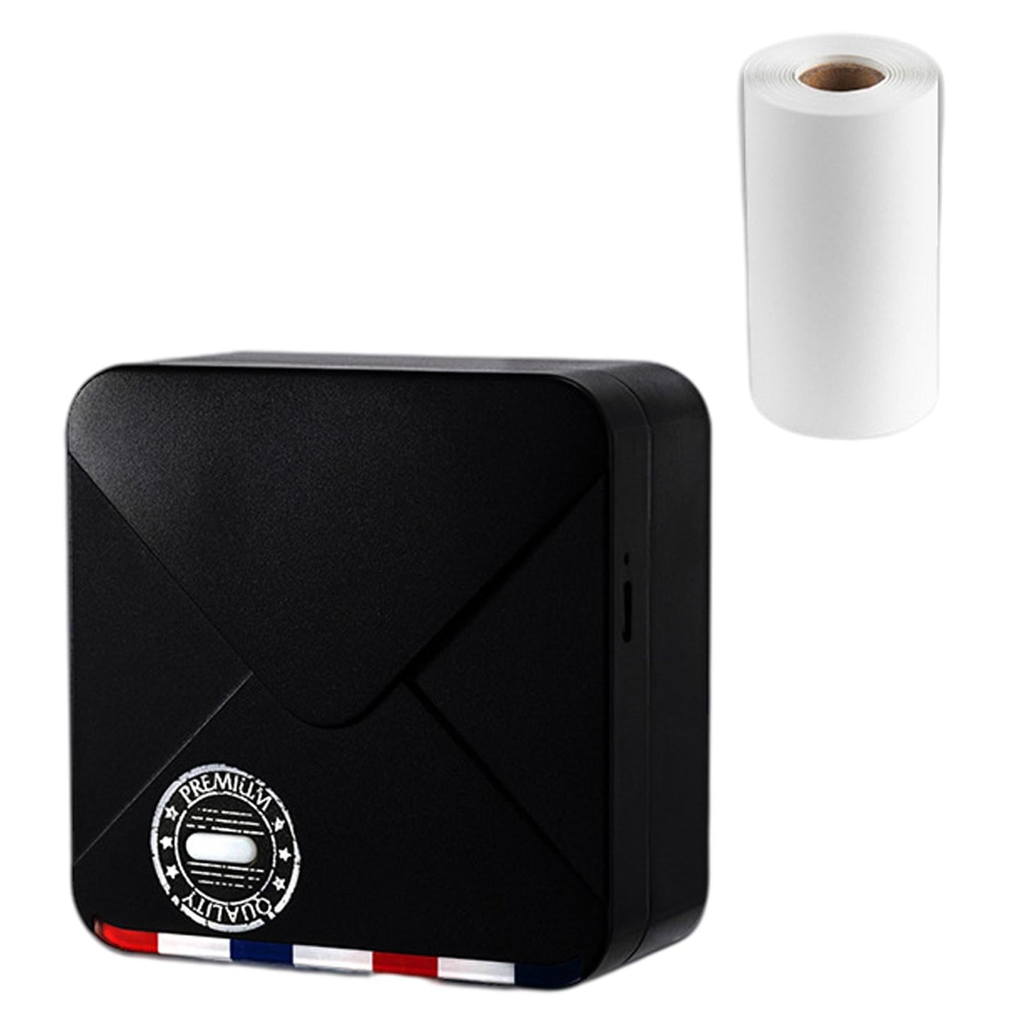 Photo Printer Portable Thermal Printer Smartphone for Study List Black