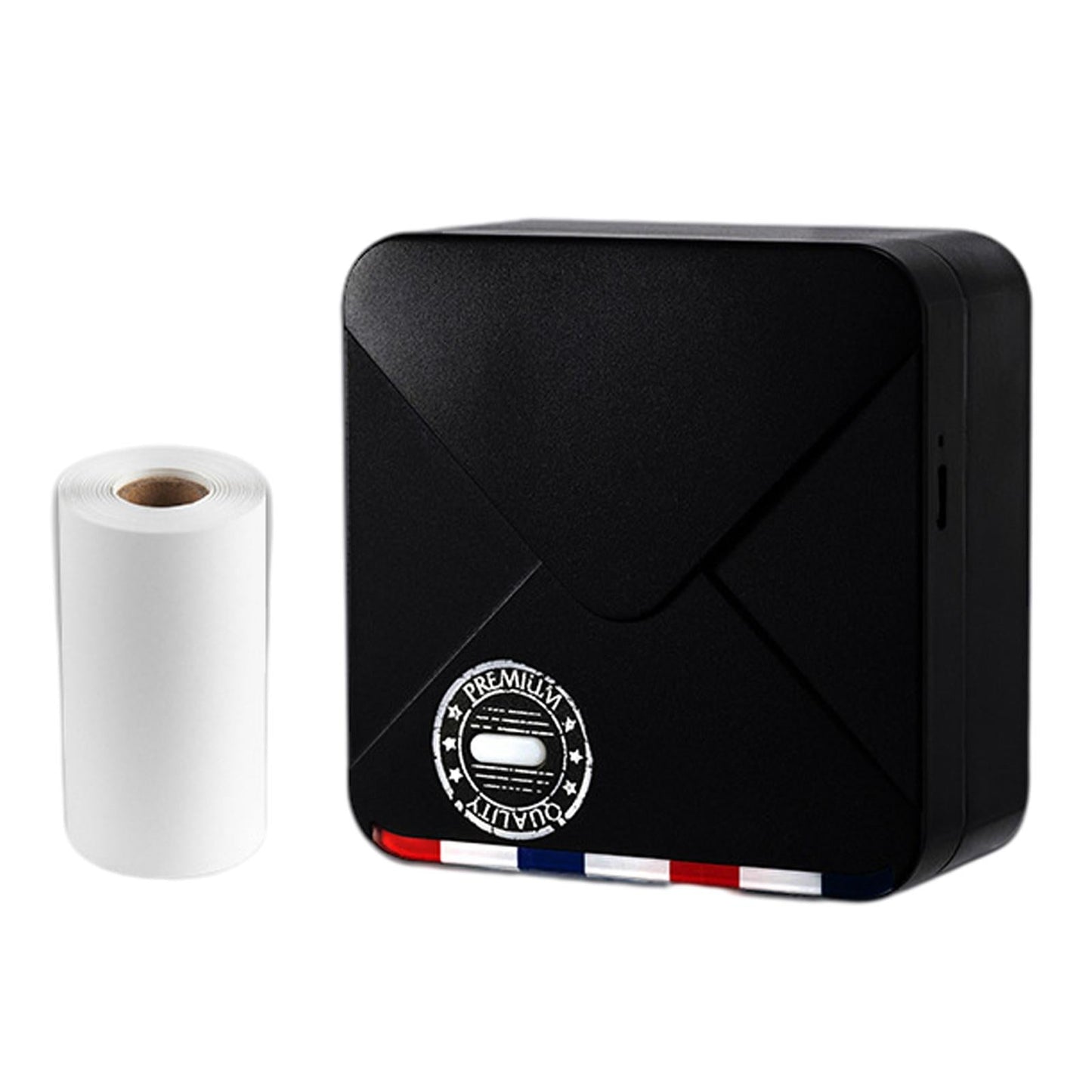 Photo Printer Portable Thermal Printer Smartphone for Study List Black