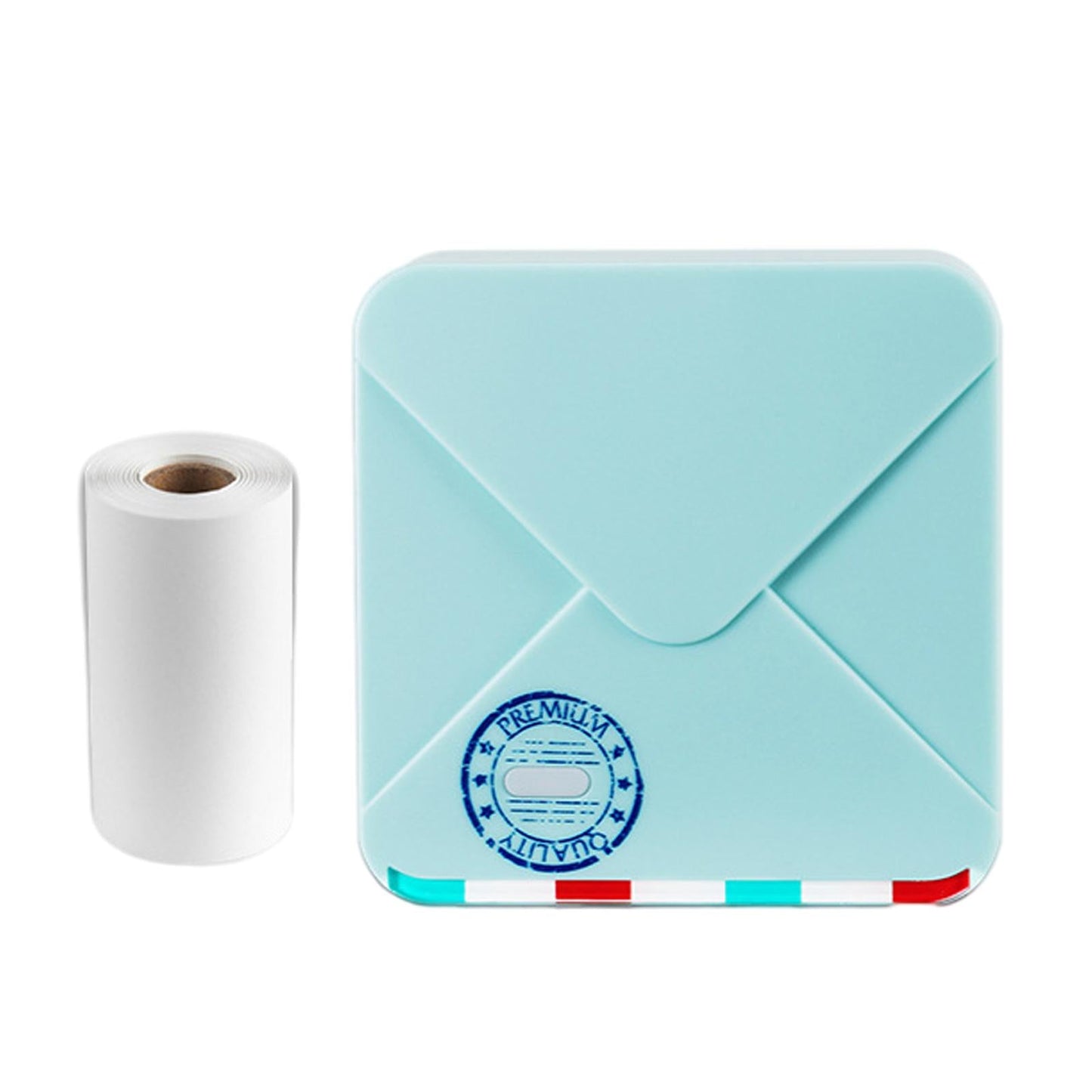 Photo Printer Portable Thermal Printer Smartphone for Study List Blue