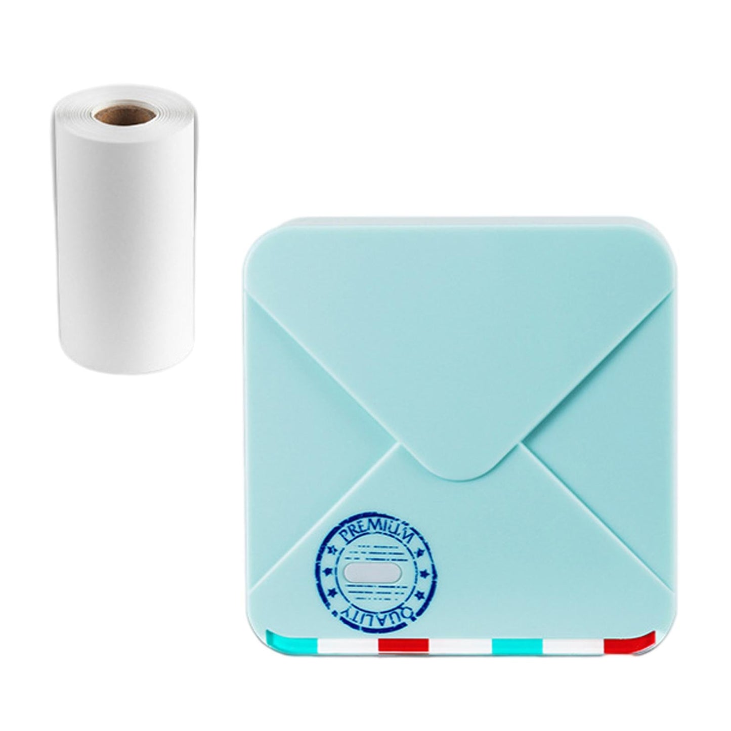 Photo Printer Portable Thermal Printer Smartphone for Study List Blue