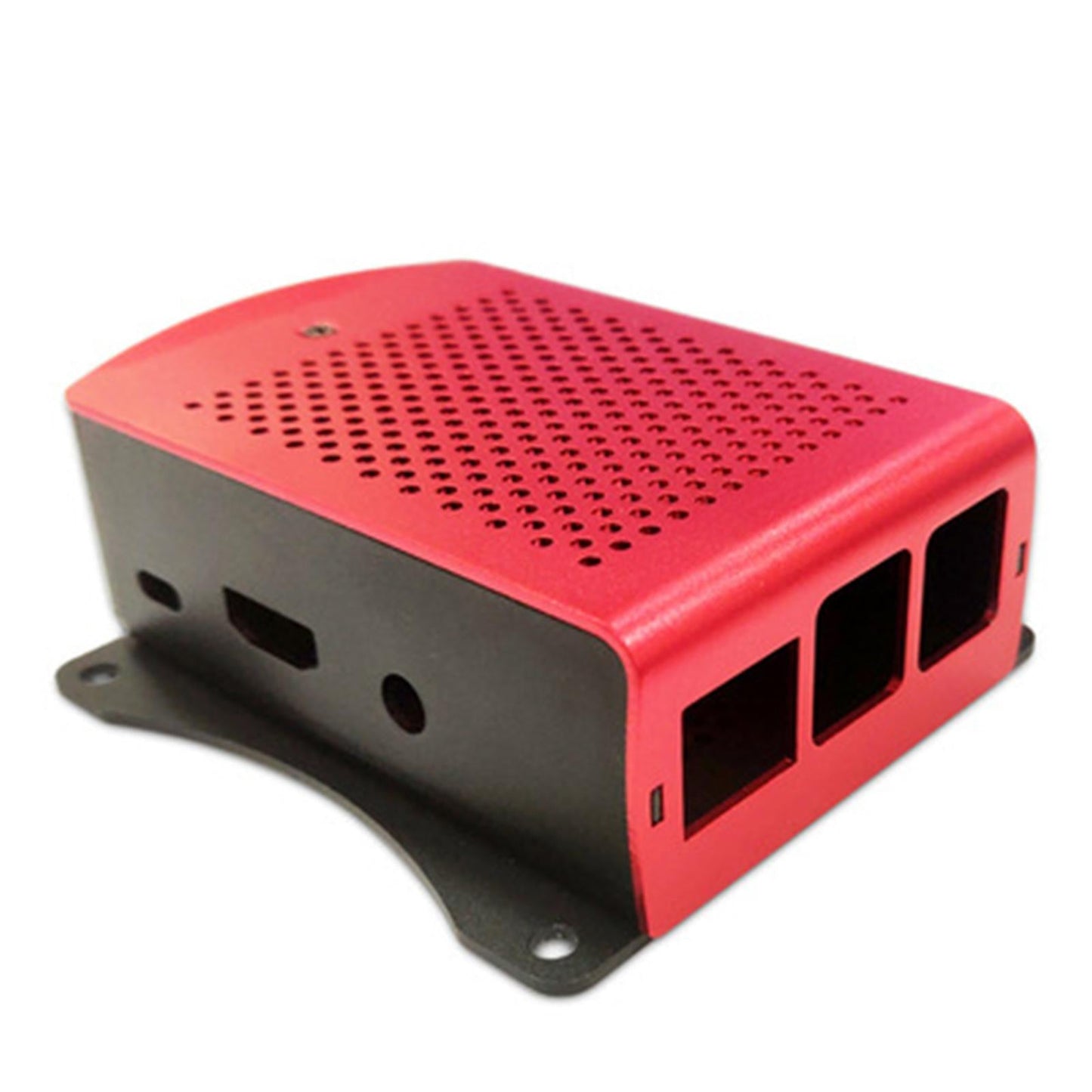 Computer Case Protective Shell for Raspberry Pi4 Lightweight Red