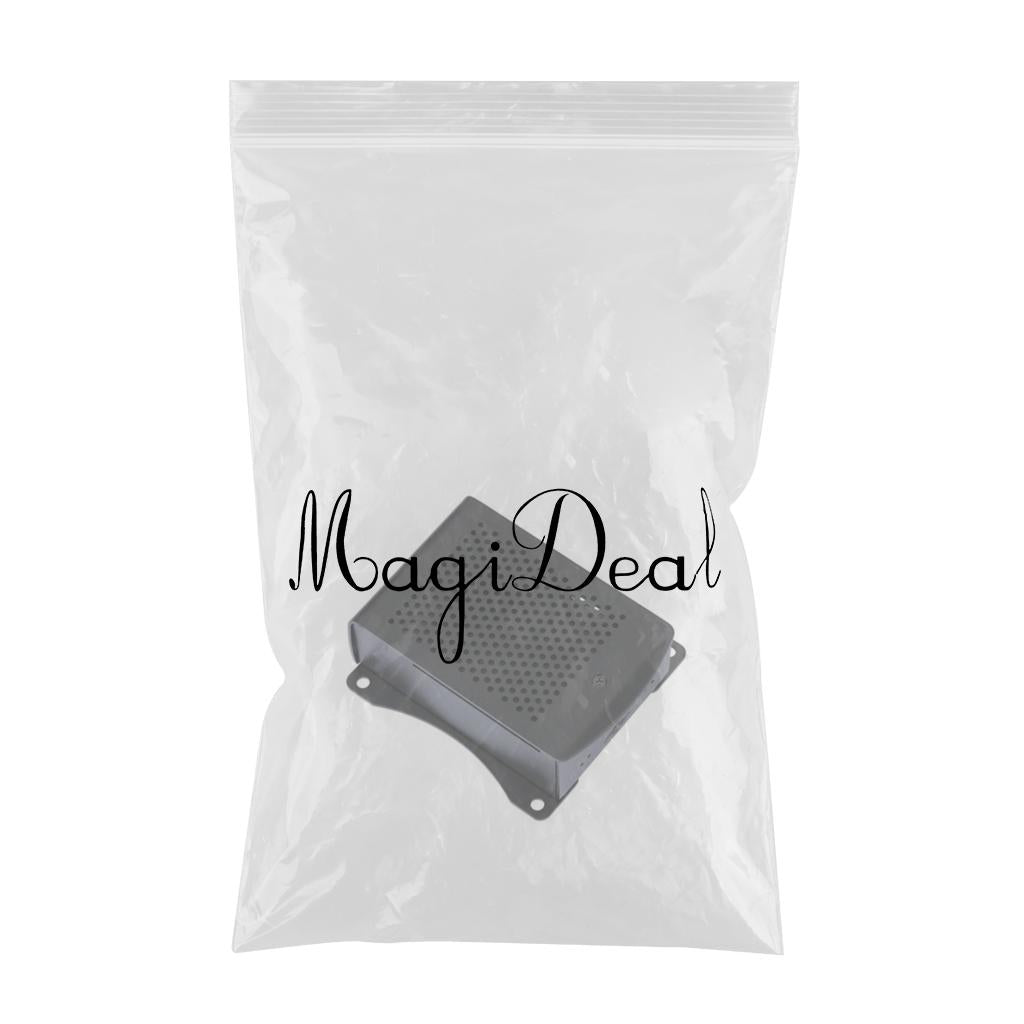 Computer Case Protective Shell for Raspberry Pi4 Lightweight Black