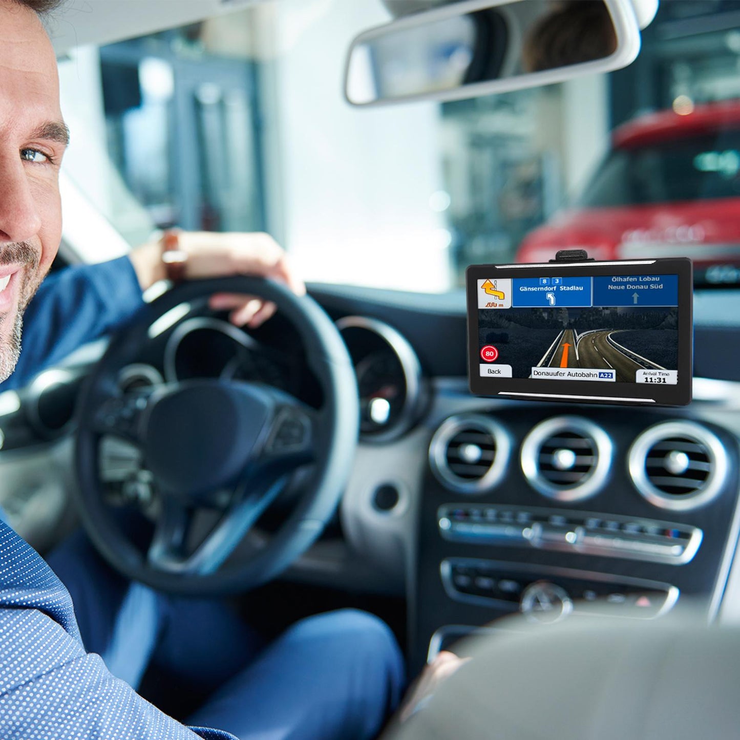 7 Inch Touch Screen Car Nav GPS Navigation System 8GB Australia"