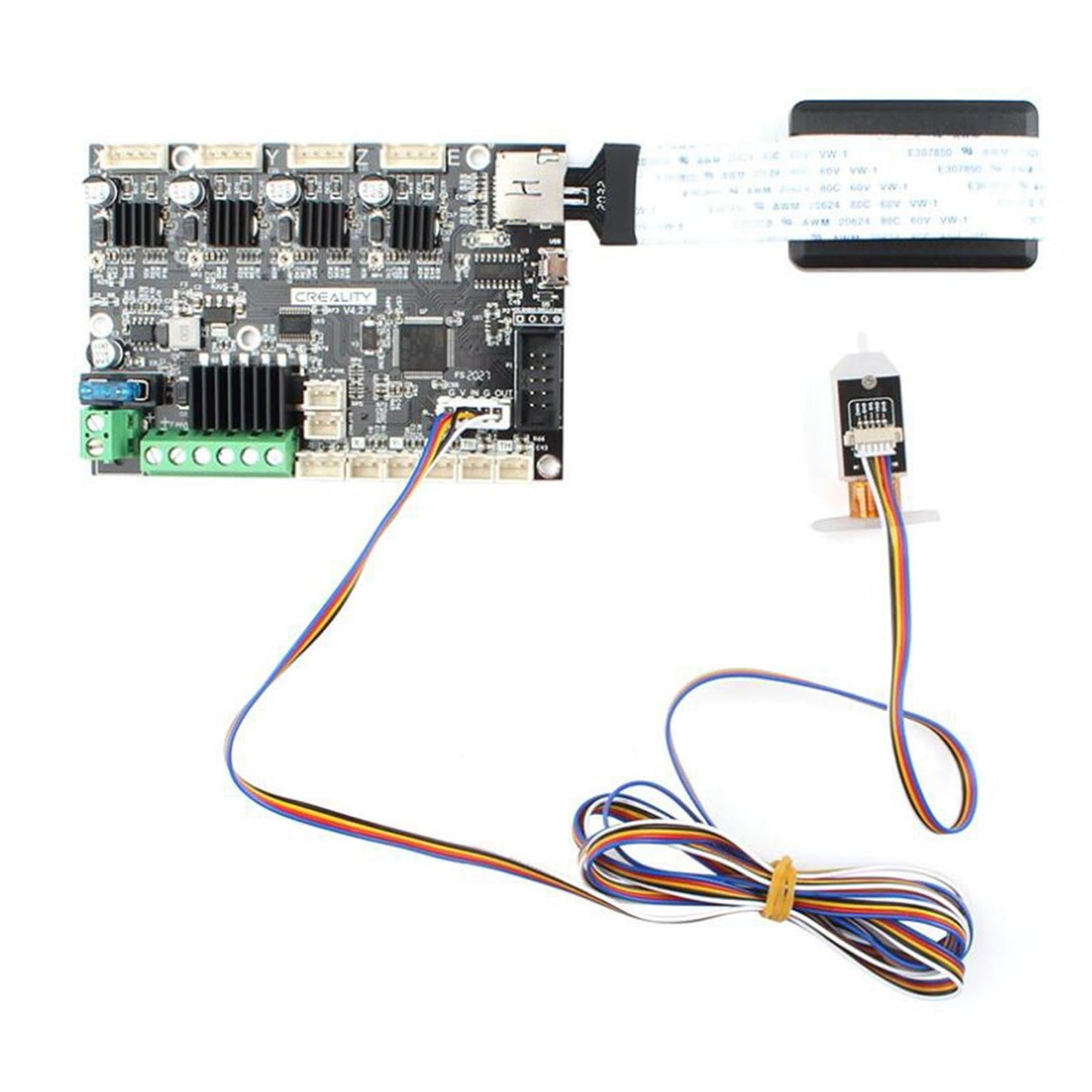 Motherboard V4.2.7 + Auto Bed Leveling Sensor Kit for Ender 3 Accessories White