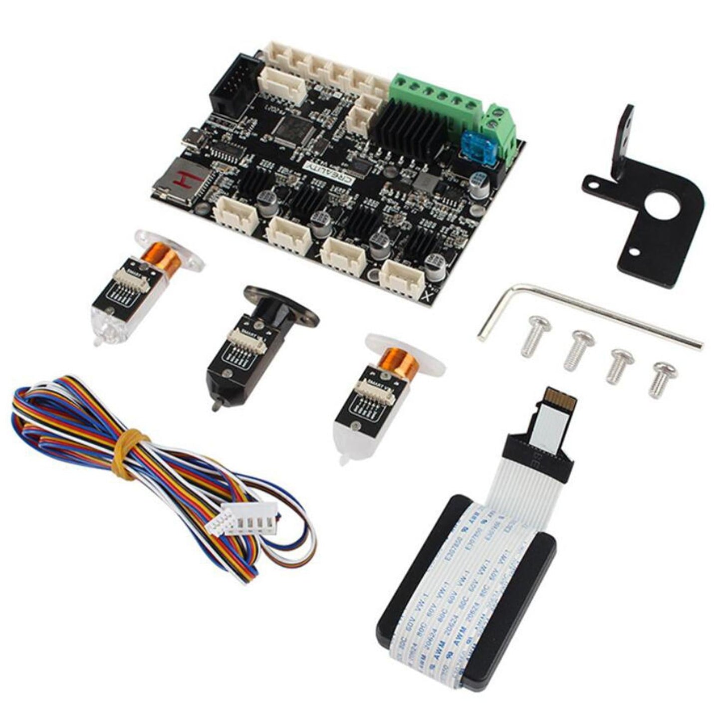 Motherboard V4.2.7 + Auto Bed Leveling Sensor Kit for Ender 3 Accessories White