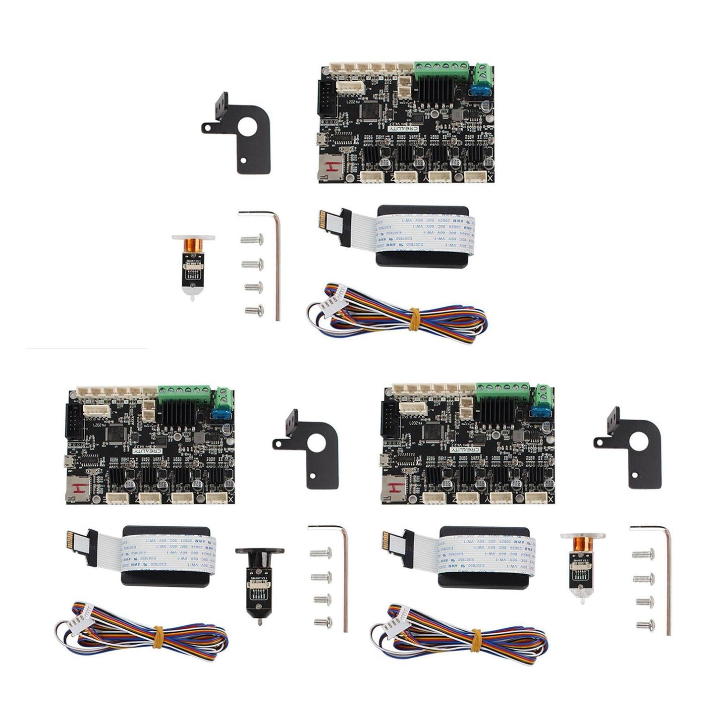 Motherboard V4.2.7 + Auto Bed Leveling Sensor Kit for Ender 3 Accessories White