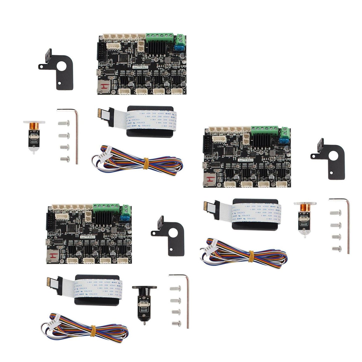 Motherboard V4.2.7 + Auto Bed Leveling Sensor Kit for Ender 3 Accessories White