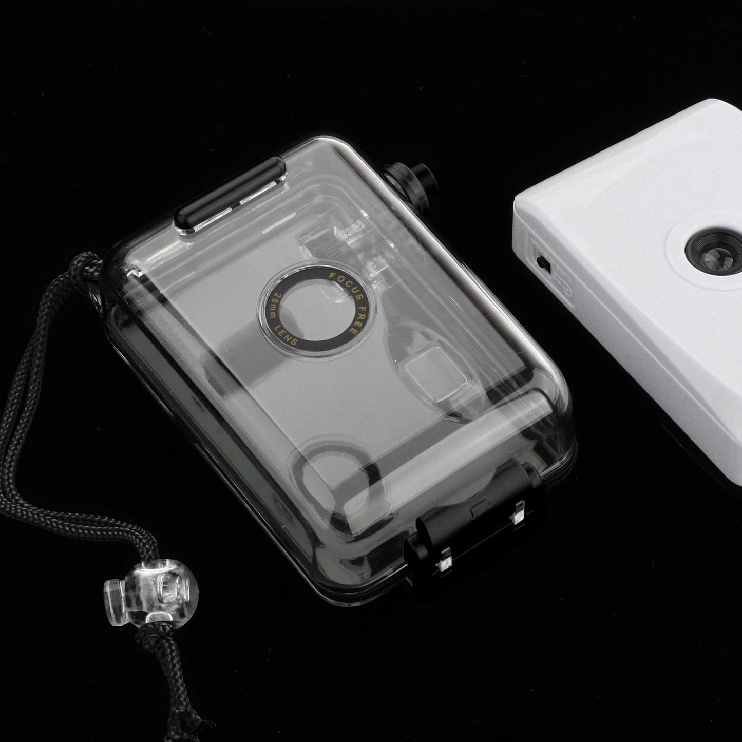 Underwater Mini Camera 35mm Film Camera for Photography Upgraded Black Case