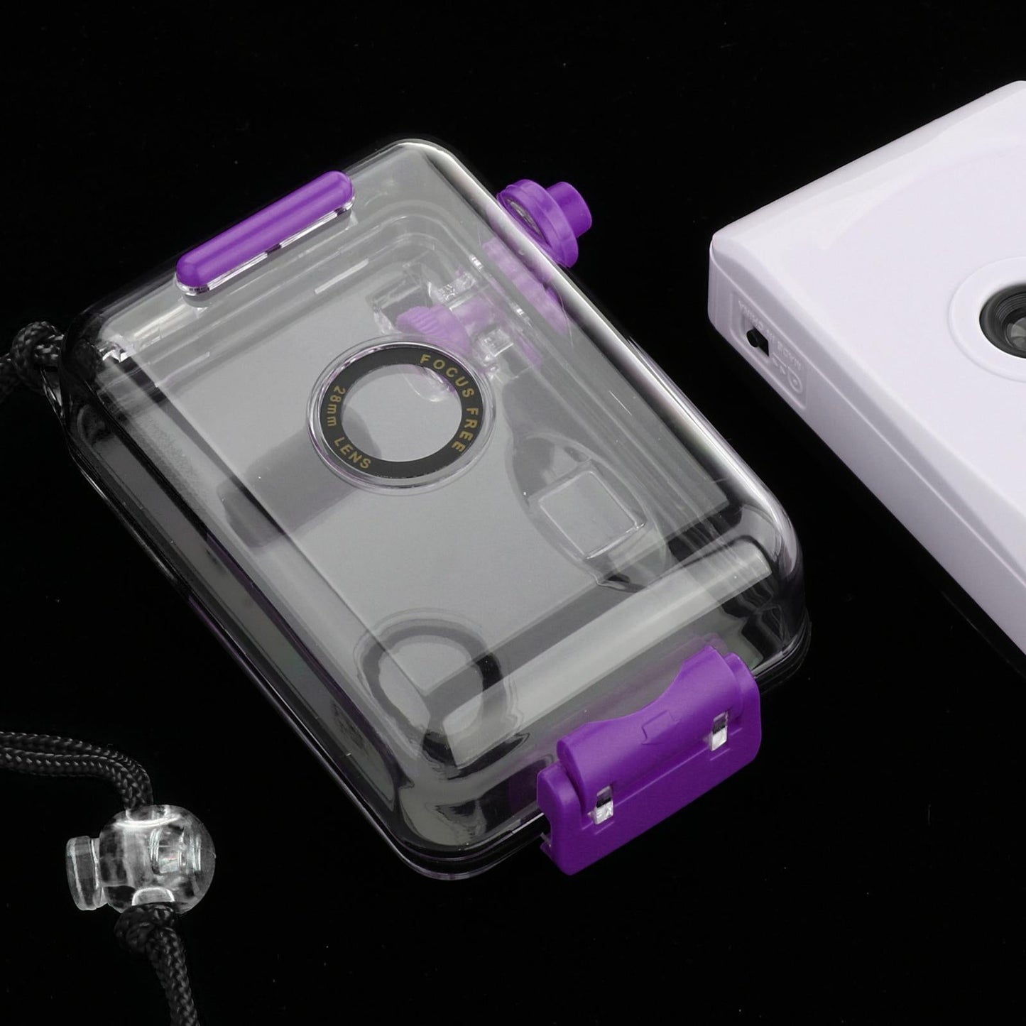 Underwater Mini Camera 35mm Film Camera for Photography Upgraded Purple Case