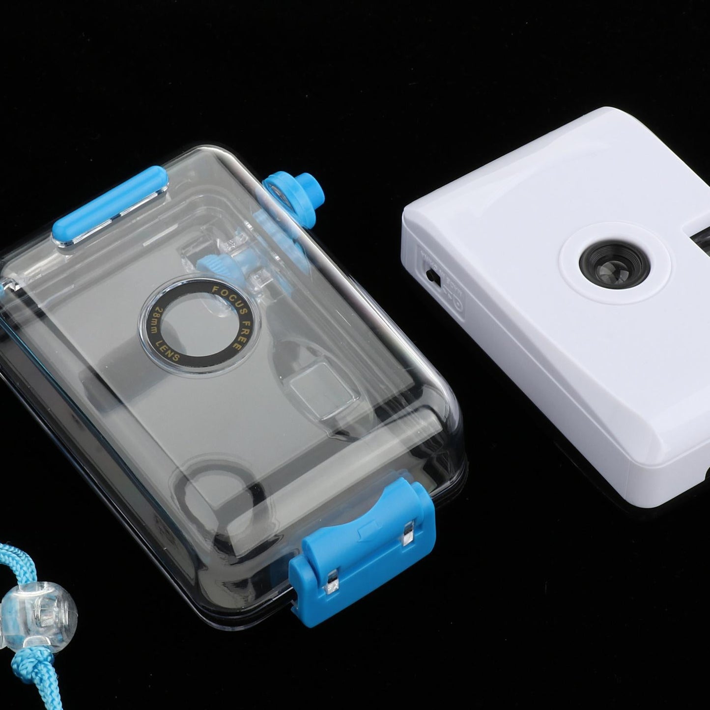 Underwater Mini Camera 35mm Film Camera for Photography Upgraded Blue Case