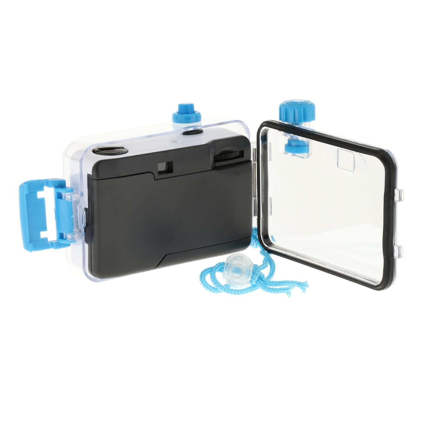 Underwater Mini Camera 35mm Film Camera for Photography Upgraded Blue Case
