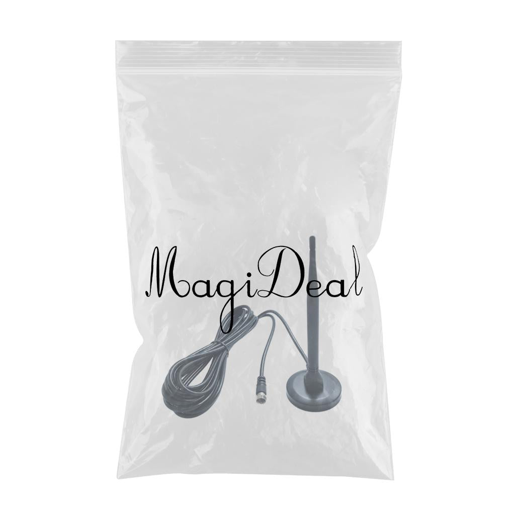 Indoor TV Antenna 1.5m Cable Compatible for DVB-T2 HDTV Easy To Install