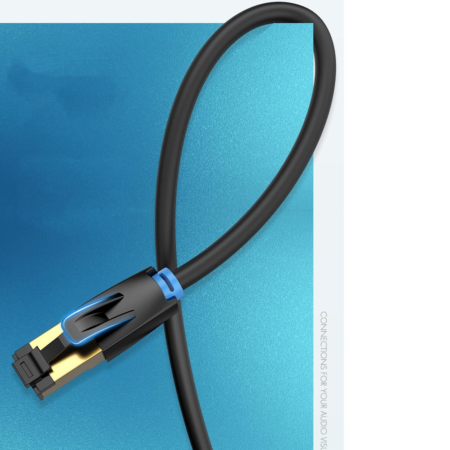 Ethernet Cable 40Gbps 2000Mhz Lan patch Plug and Play for Router Gaming 2m