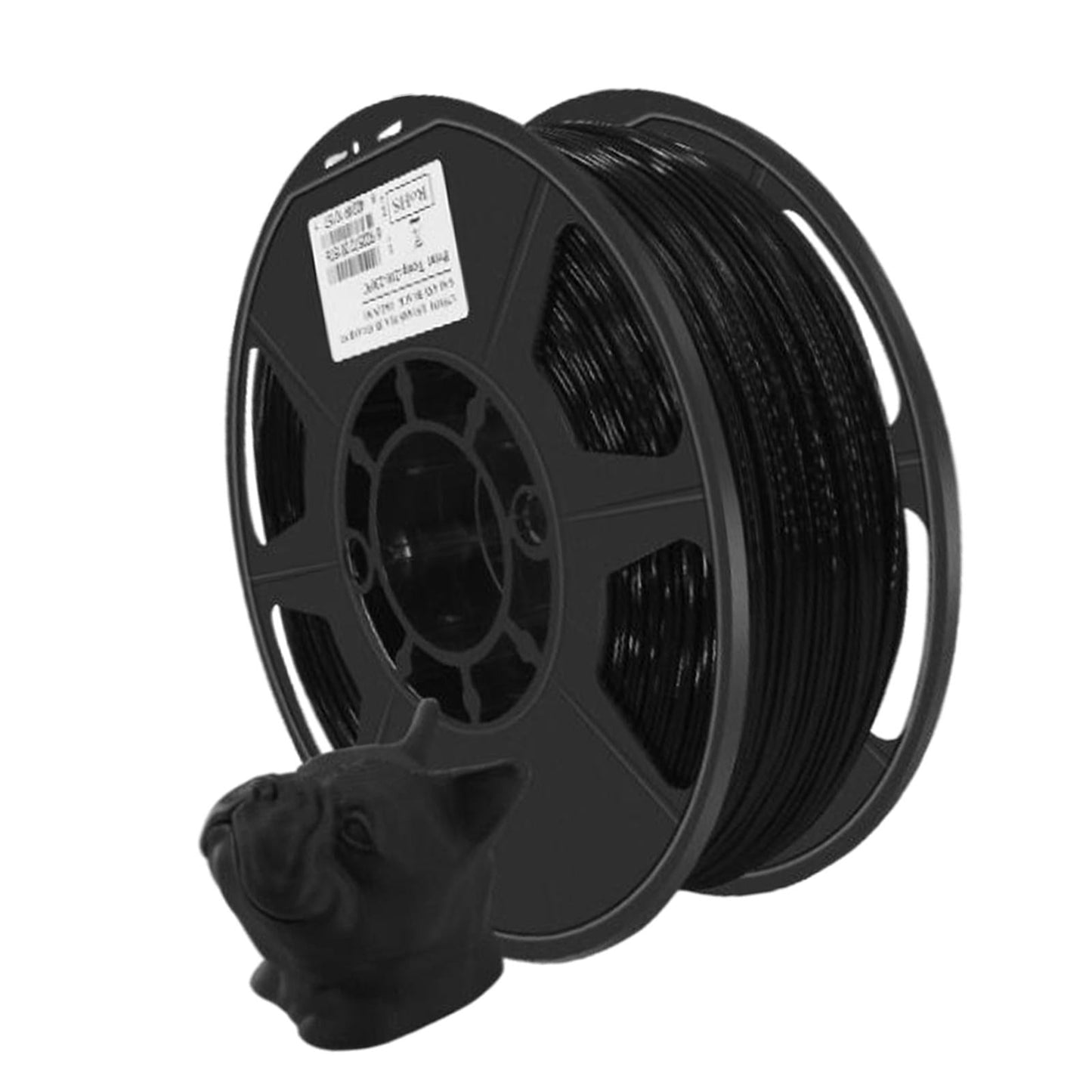 PLA 3D Printer Filament Luminous 1.75mm Thick Clog Free Bubble Free Black