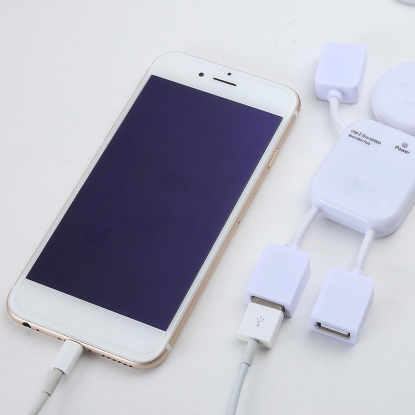 USB 2.0 Hub 4 Port Splitter for PC Computer Notebook Flash Drive Mobile