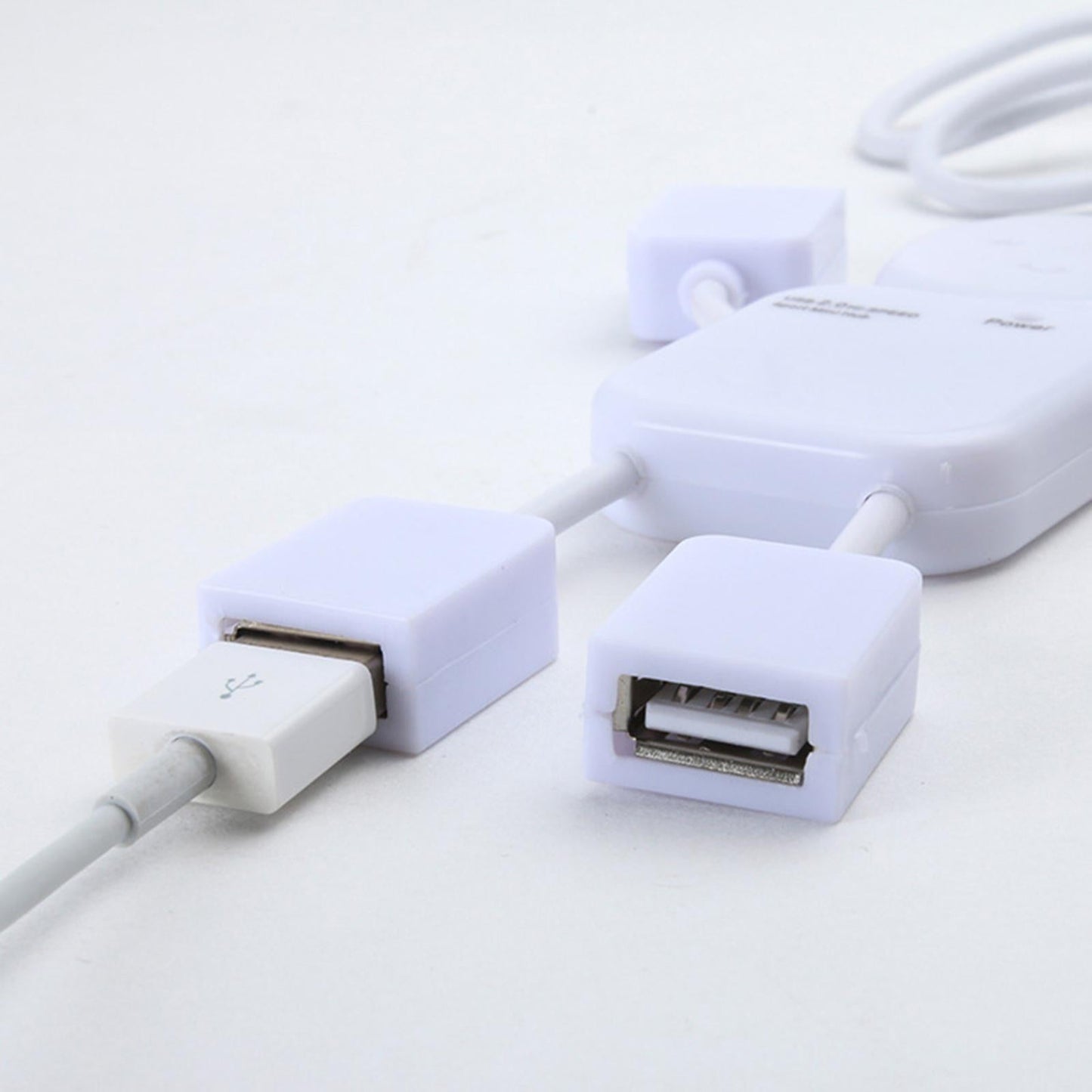 USB 2.0 Hub 4 Port Splitter for PC Computer Notebook Flash Drive Mobile