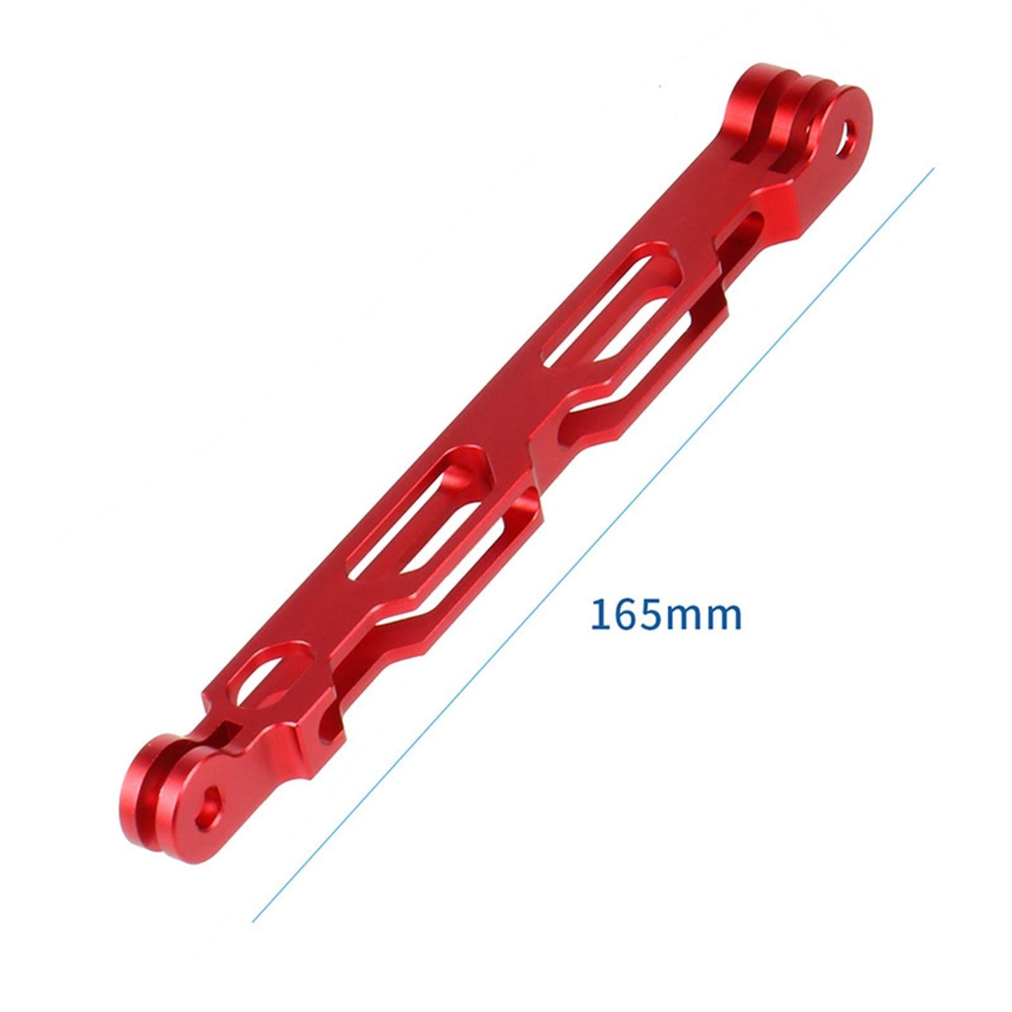 Aluminium Alloy Extension Arm Pole Mount Holder for Gopro Action Camera red