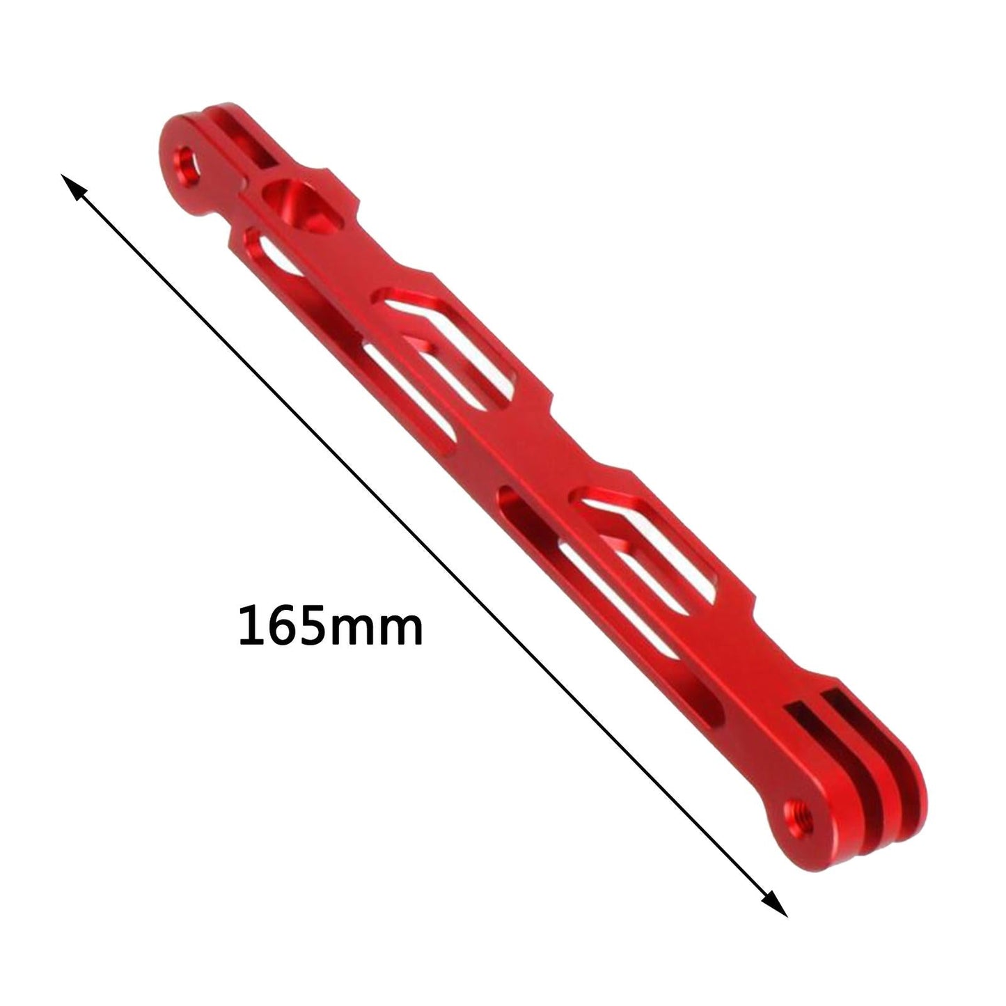 Aluminium Alloy Extension Arm Pole Mount Holder for Gopro Action Camera red