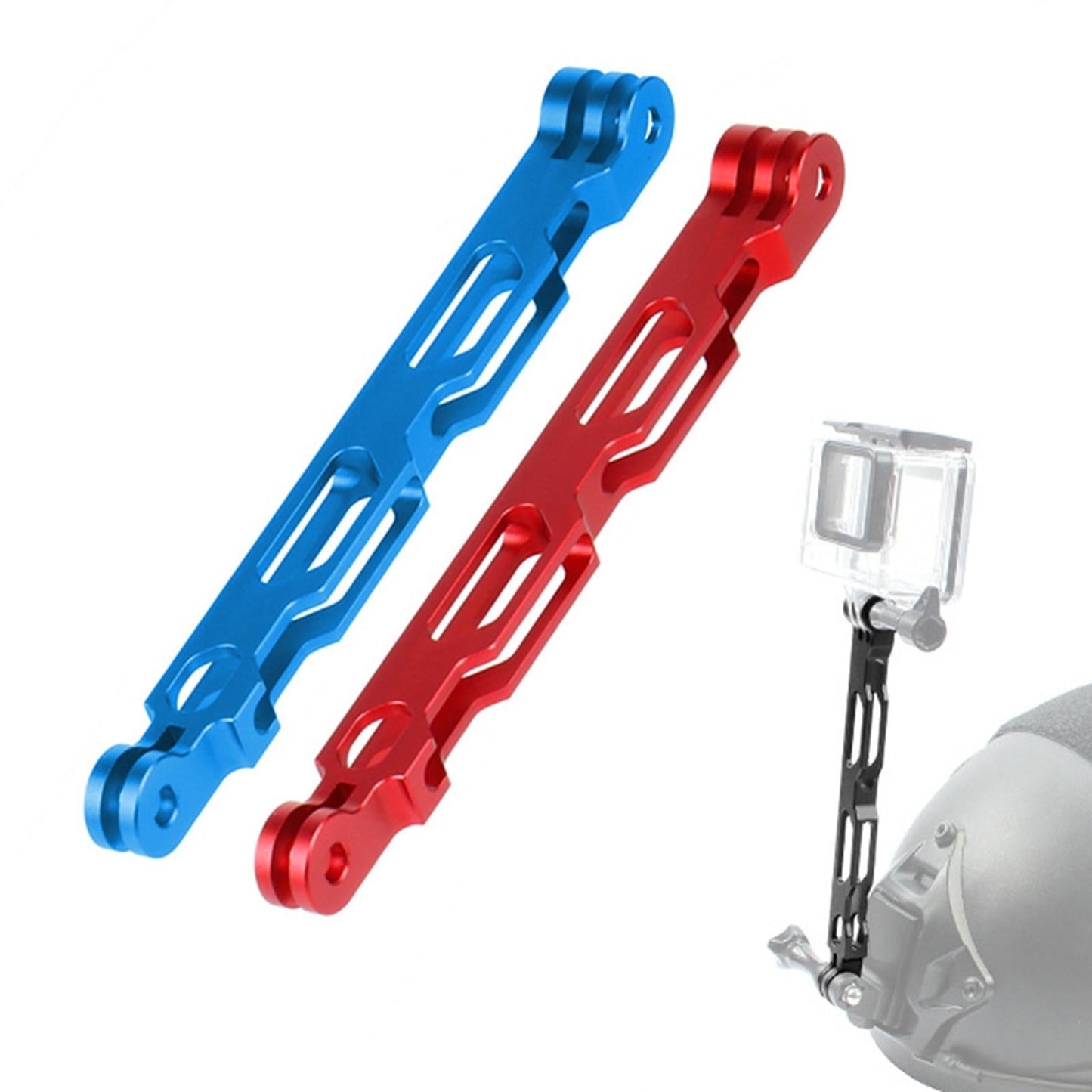 Aluminium Alloy Extension Arm Pole Mount Holder for Gopro Action Camera red